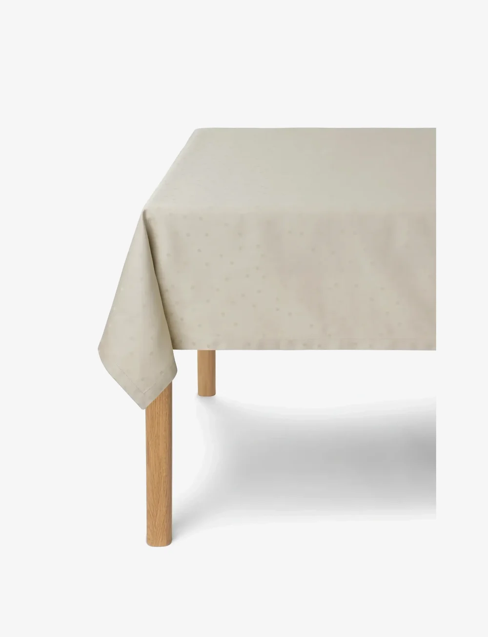 compliments - Confetti Damask Table Cloth - duge & bordløbere - moon - 0