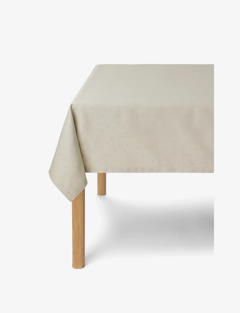 compliments - Confetti Damask Table Cloth - duge & bordløbere - moon - 0