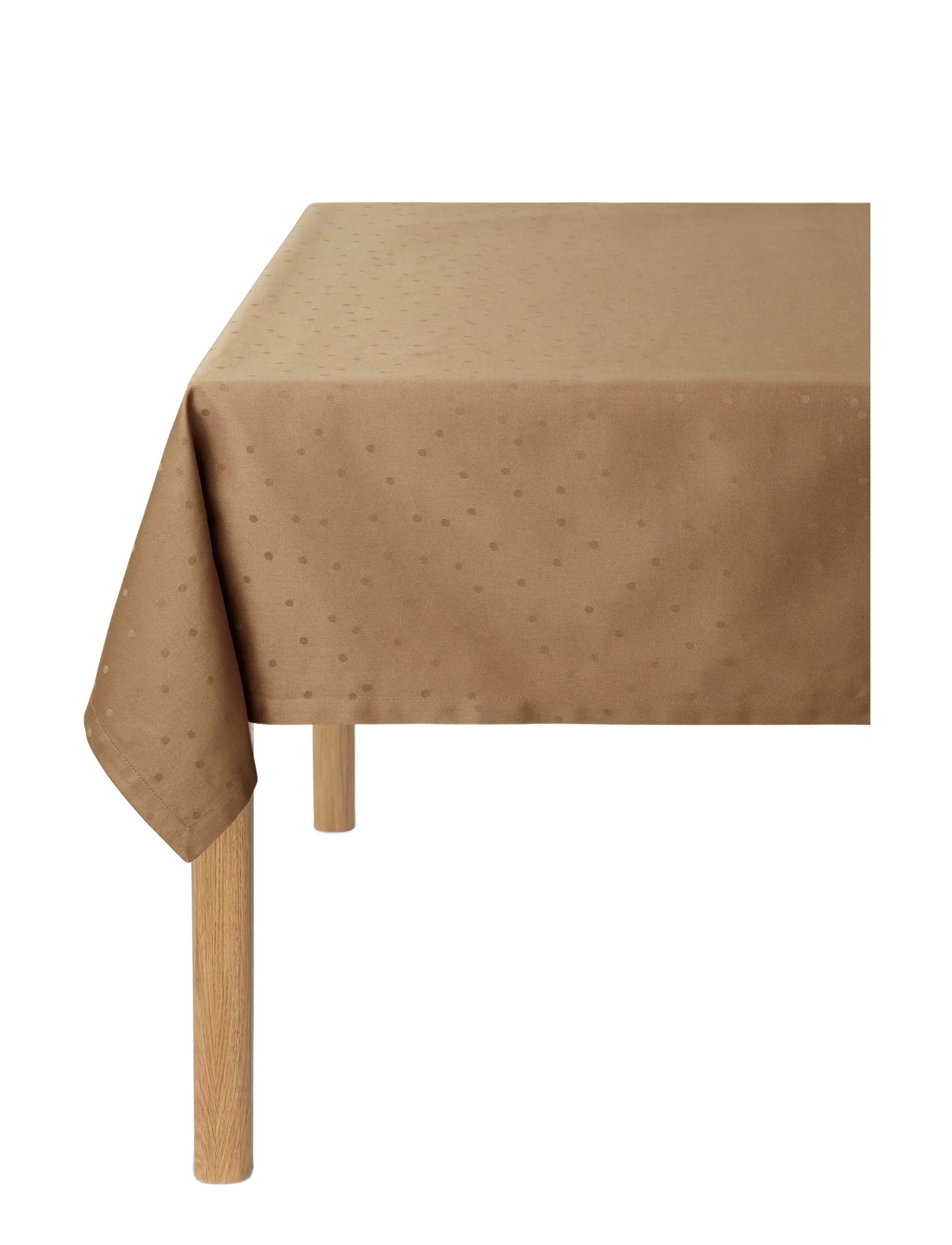 compliments Confetti Damask Table Cloth - Textiles - WALNUT / brown