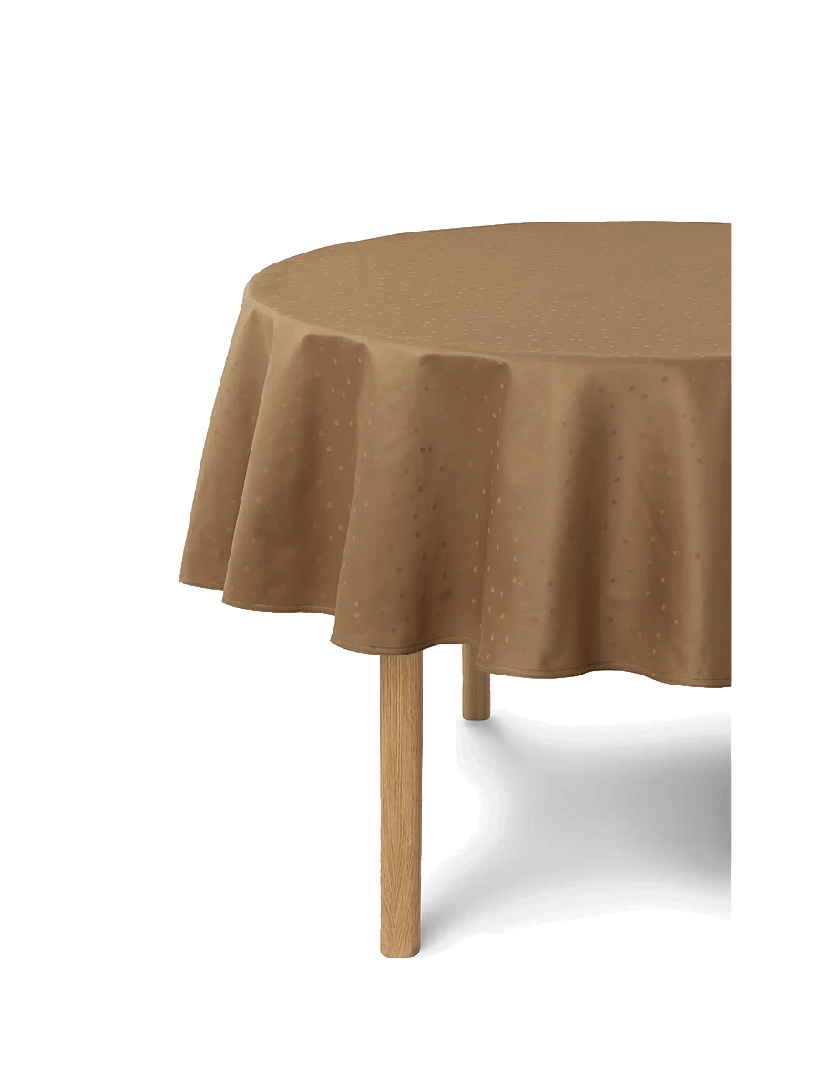 compliments - Confetti Damask Table Cloth - tischdecken & tischläufer - walnut - 0