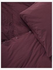 compliments - Stone Bed Linen 140x200/60x63  cm - sengesett - bordeaux - 1