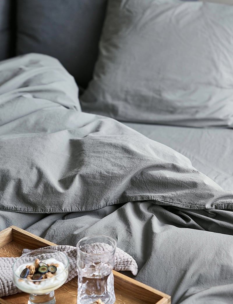 compliments - Stone Bed Linen 140x200/60x63 cm - køb efter pris - grey - 3