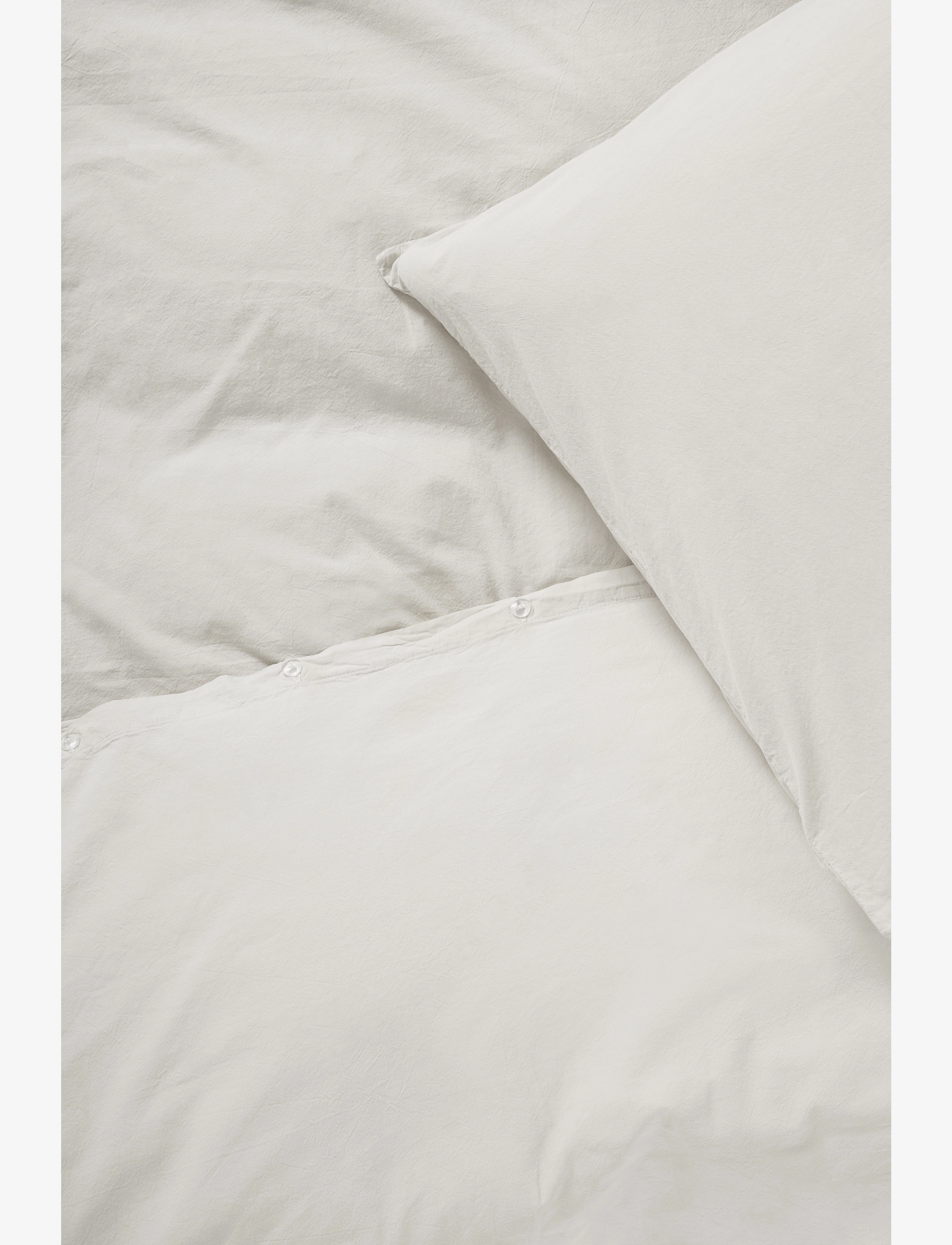 compliments - Stone Bed Linen 140x200/60x63  cm - sengesæt - moon - 1