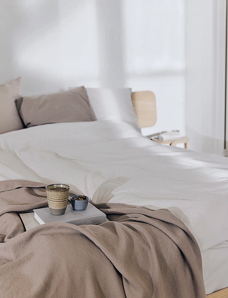 compliments - Stone Bed Linen 140x200/60x63 cm - køb efter pris - moon - 3