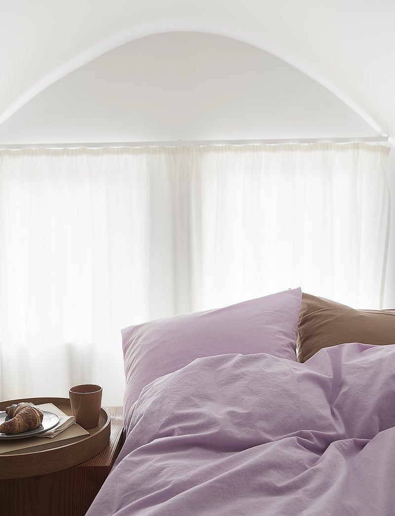 compliments - Stone Bed Linen 140x200/60x63 cm - køb efter pris - pink sky - 2