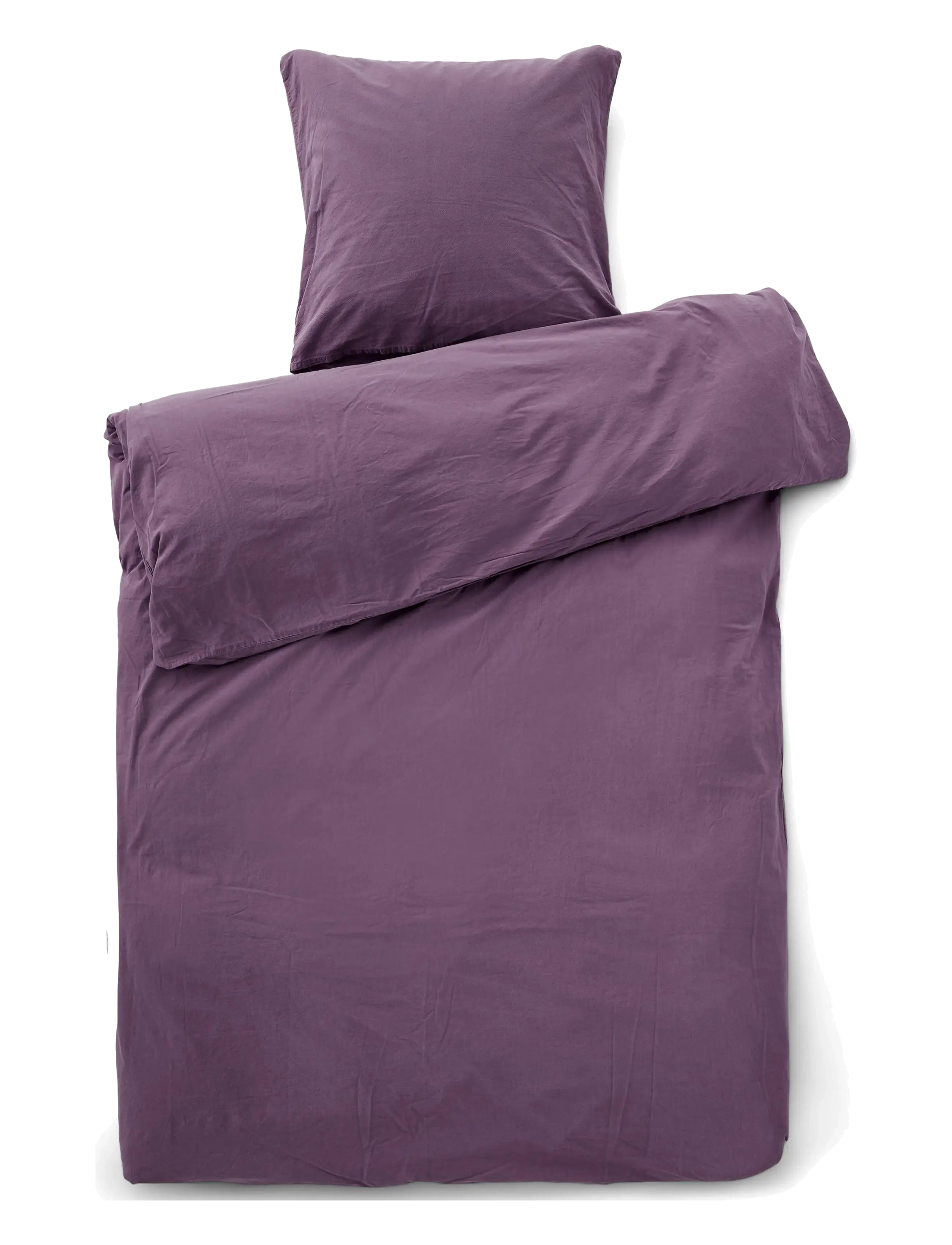 compliments Stone Bed Linen 140x200/60x63  cm - Tekstiler - PLUM / purple