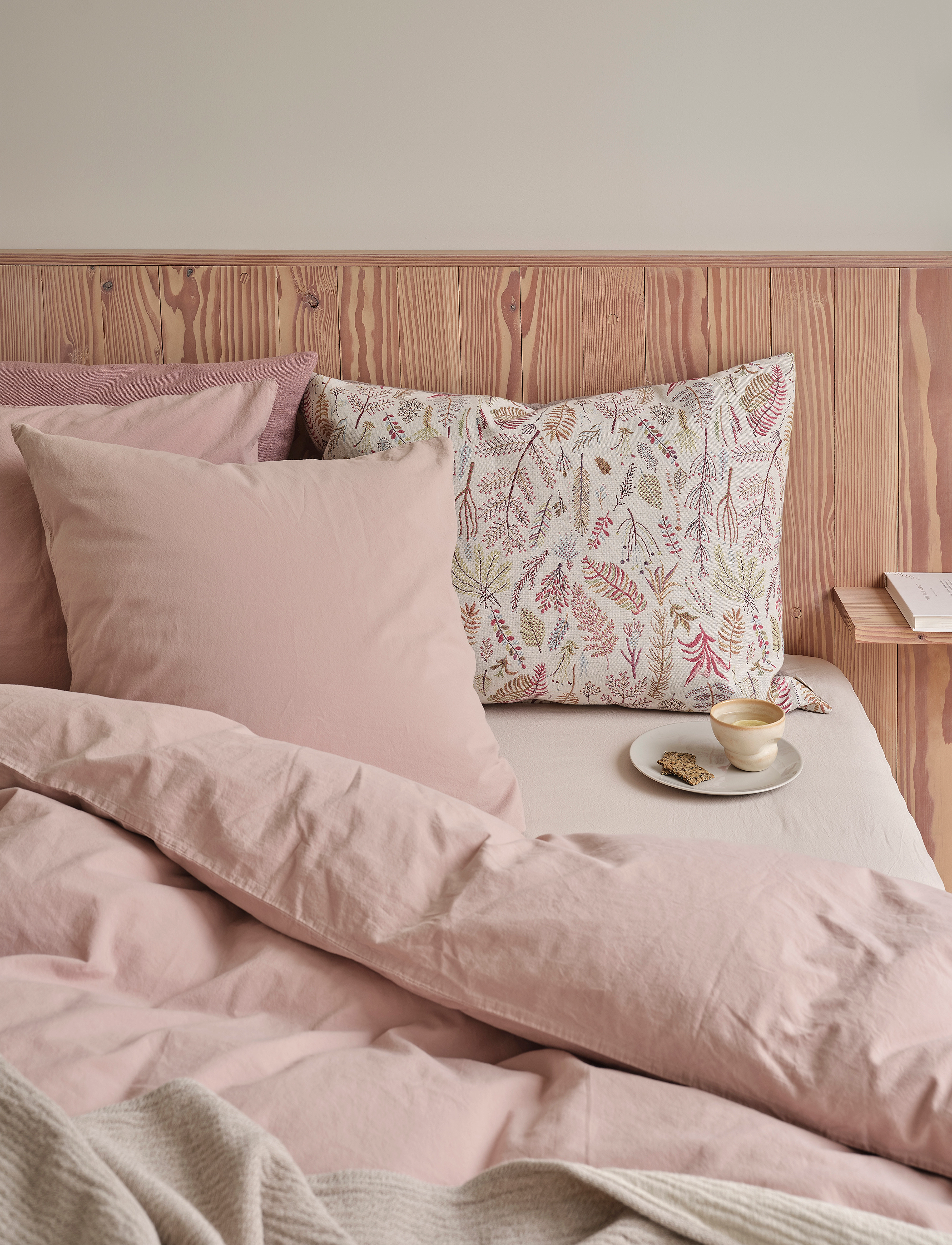 compliments - Stone Bed Linen 140x200/60x63  cm - sengesæt - rose - 0