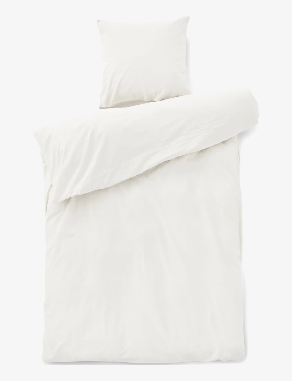 compliments - Stone Bed Linen 140x200/60x63 cm - sengesæt - white - 0