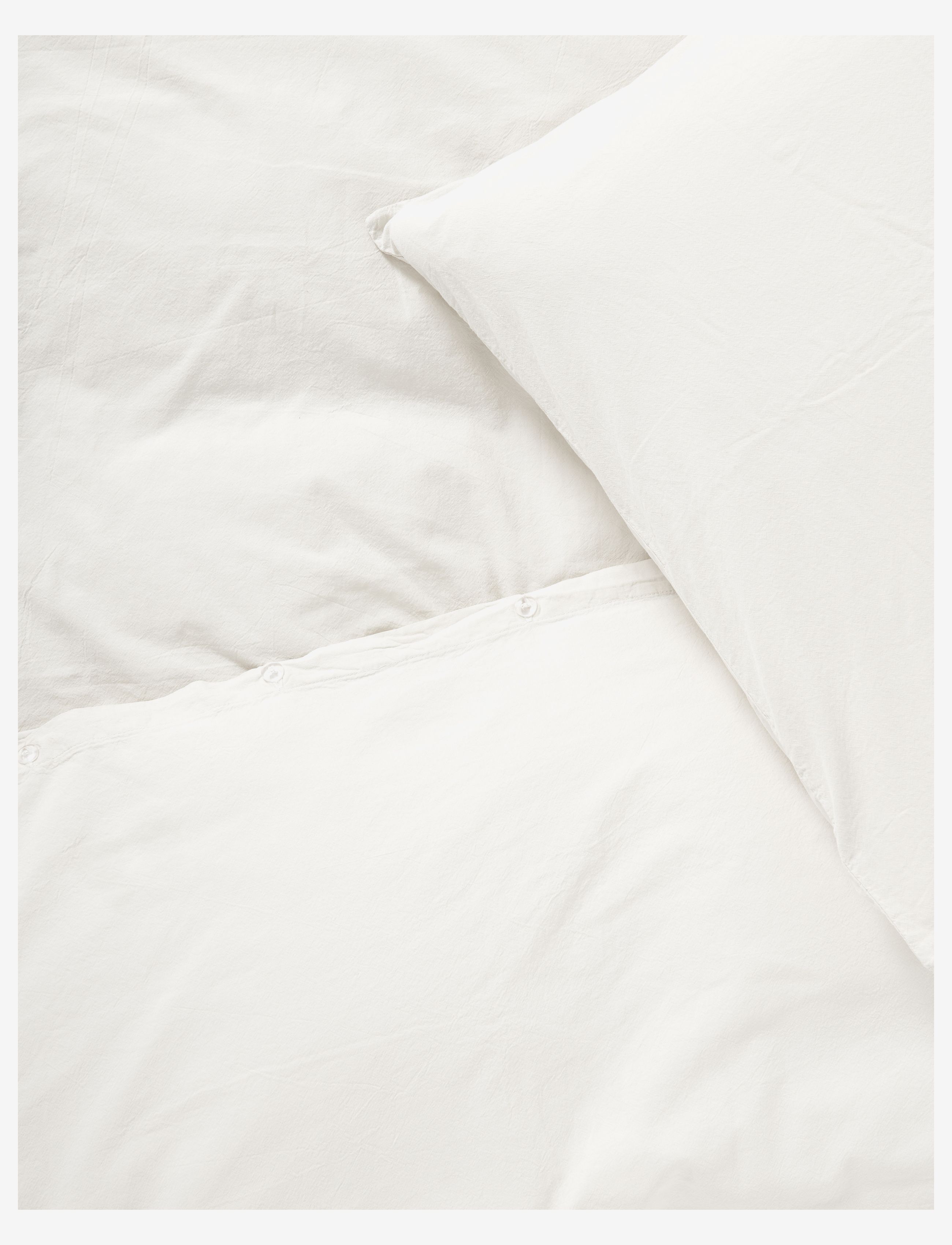 compliments - Stone Bed Linen 140x200/60x63  cm - sengesæt - white - 1
