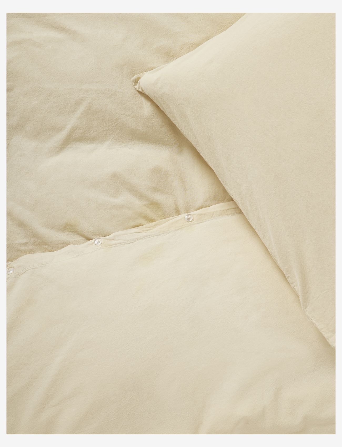 compliments - Stone Bed Linen 140x220/60x63 cm - sengesæt - champagne - 2