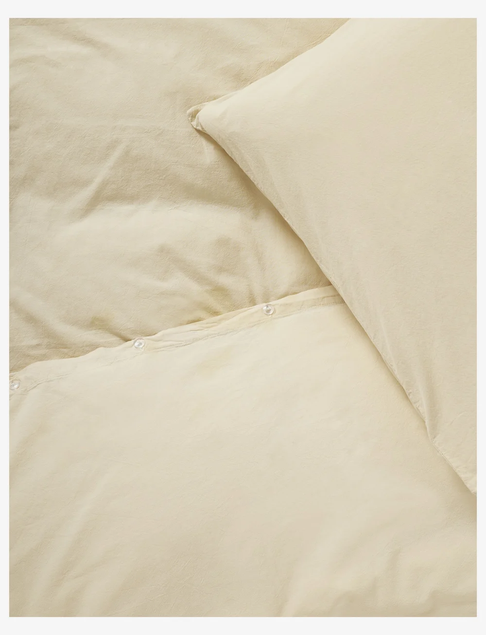 compliments - Stone Bed Linen 140x220/60x63 cm - sengesæt - champagne - 1