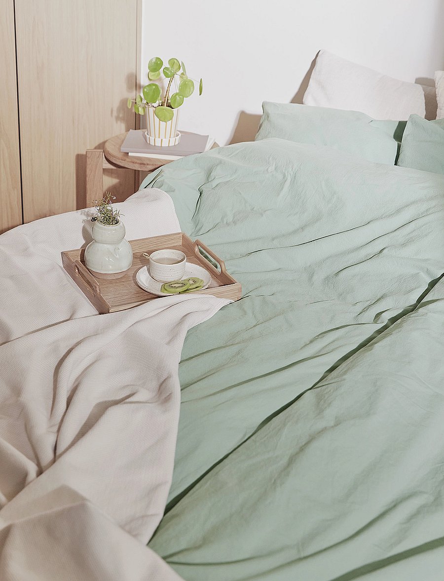 compliments - Stone Bed Linen - voodiriiete komplektid - dusty green - 2