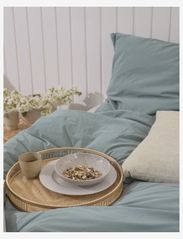 compliments - Stone Bed Linen 140x220/60x63 cm - sengesæt - dusty green - 3