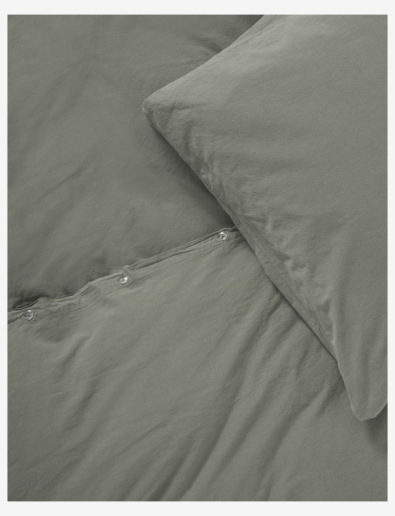 compliments - Stone Bed Linen 140x220/60x63 cm - sengesæt - grey - 2