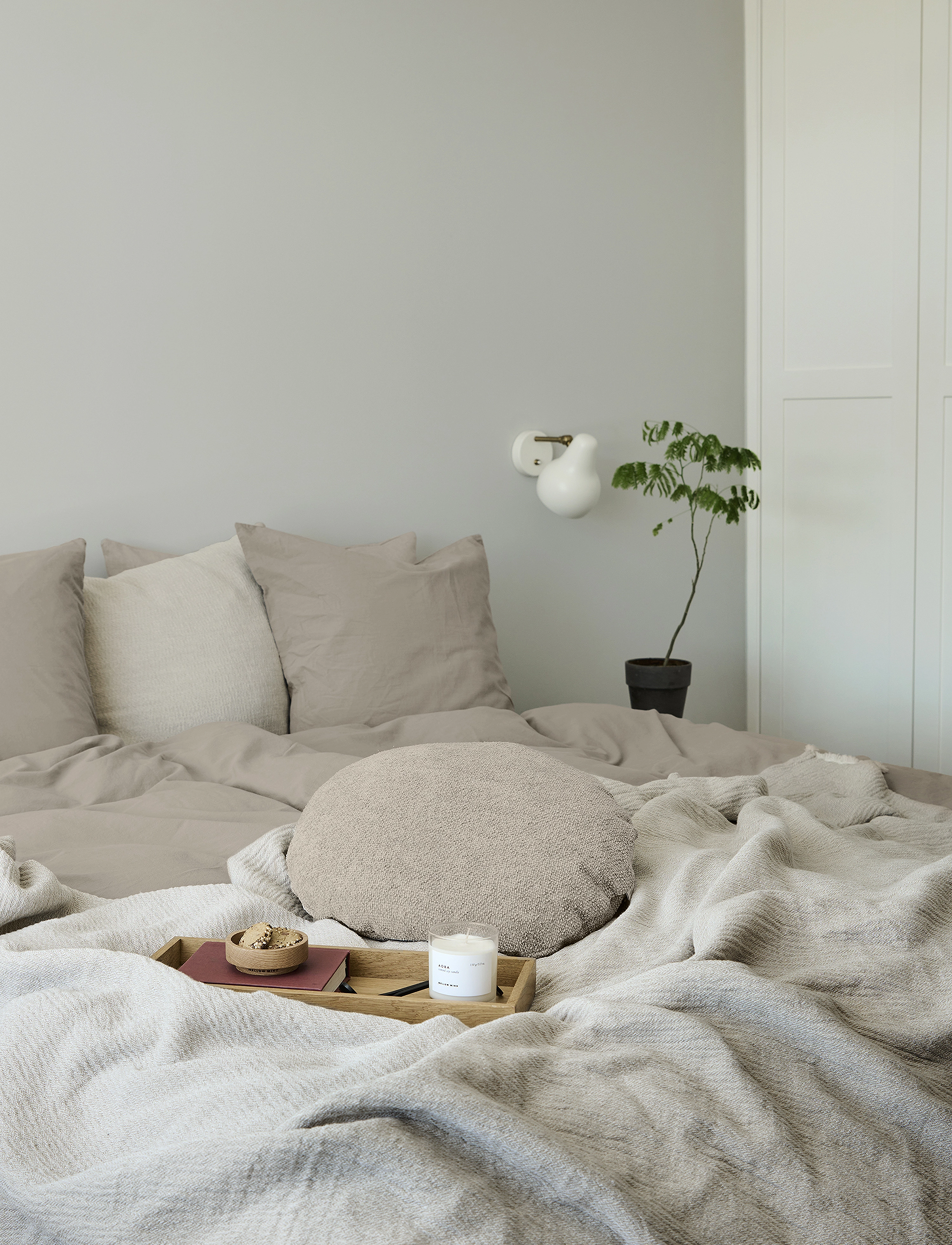compliments - Stone Bed Linen 140x220/60x63 cm - sengesæt - sand - 4