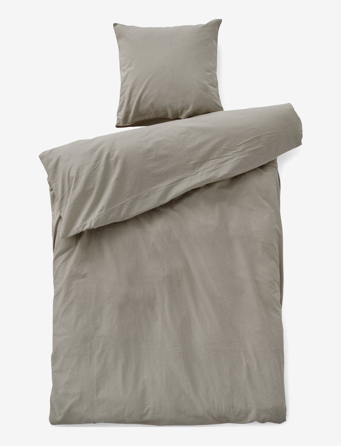 compliments - Stone Bed Linen 240x220/60x63 (2) cm - påslakanset - sand - 0