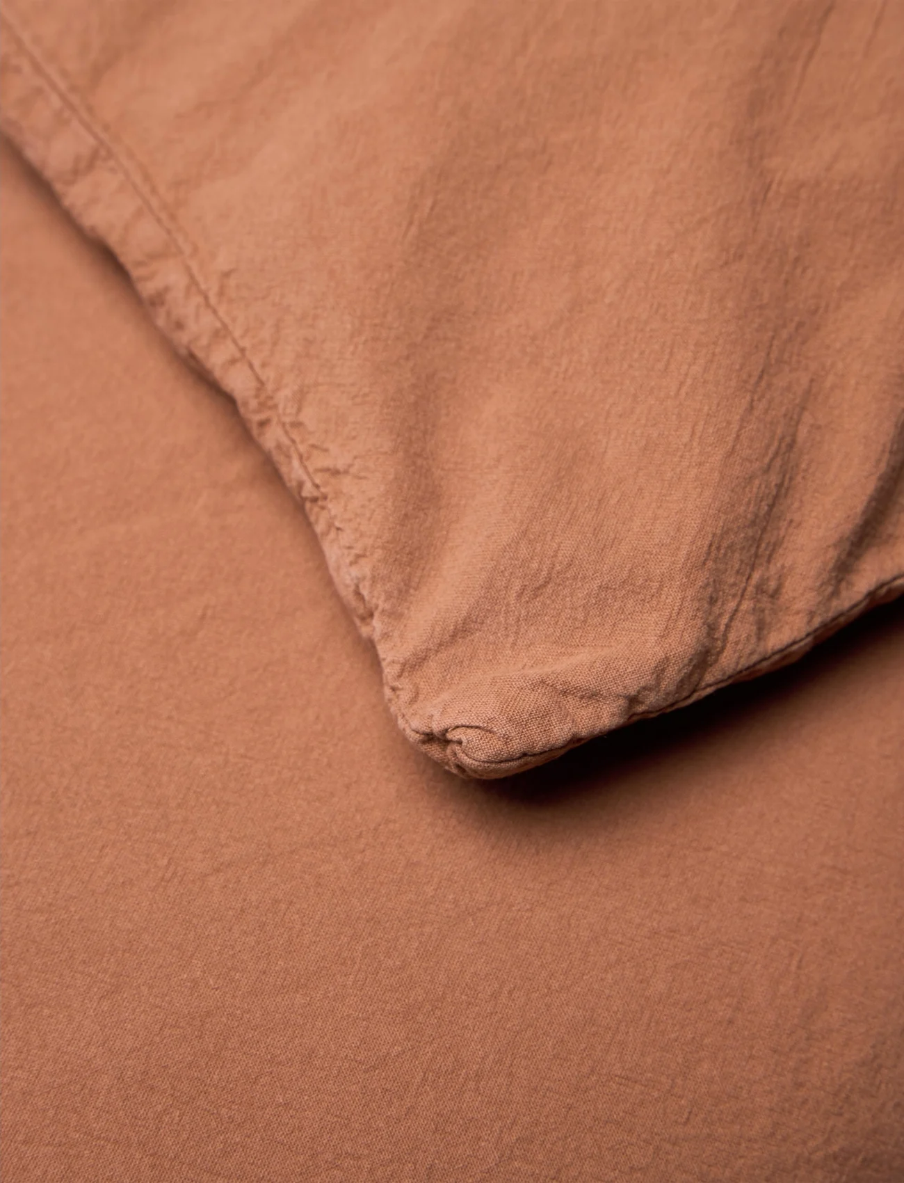 compliments - Stone Bed Linen 140x220/50x70 cm - bettwäsche-set - brown - 1