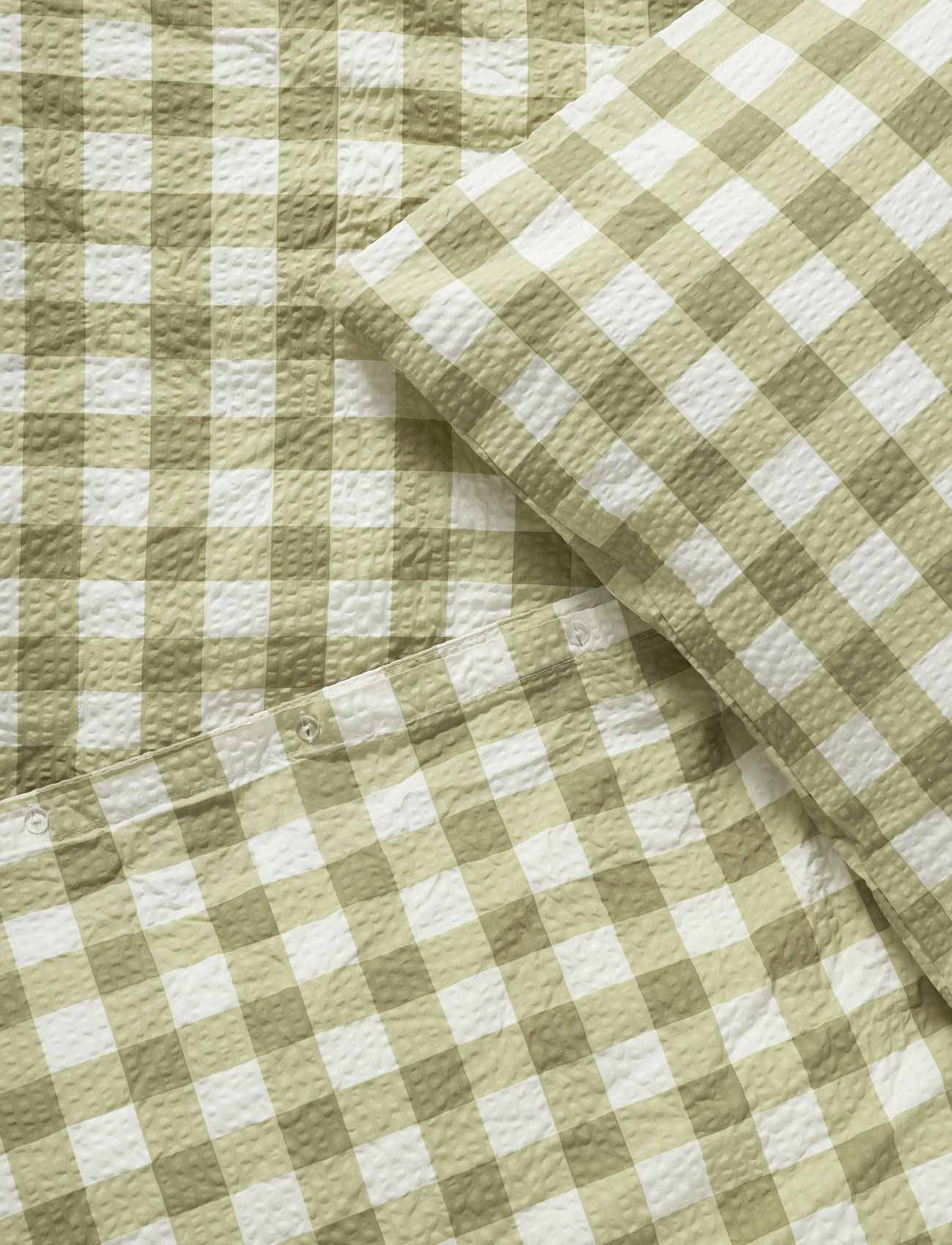 compliments - Square Bed Linen 140x220/60x63 cm - køb efter pris - green - 1