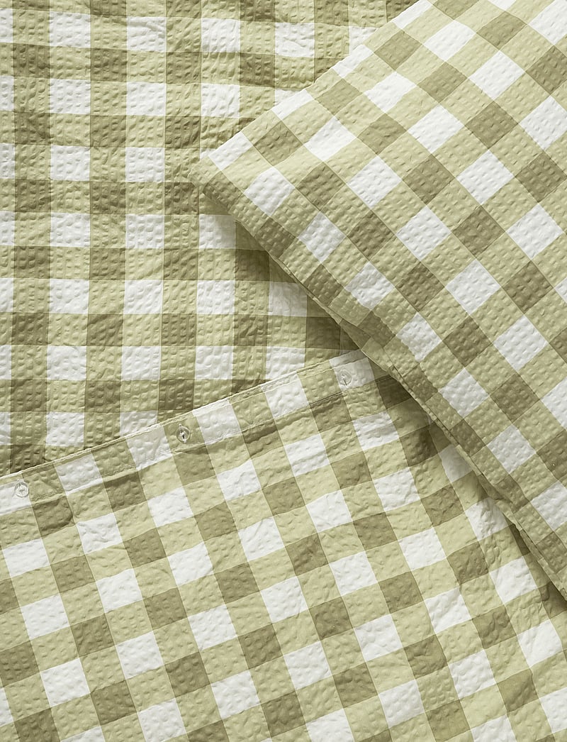 compliments - Square Bed Linen 140x220/60x63 cm - køb efter pris - green - 1