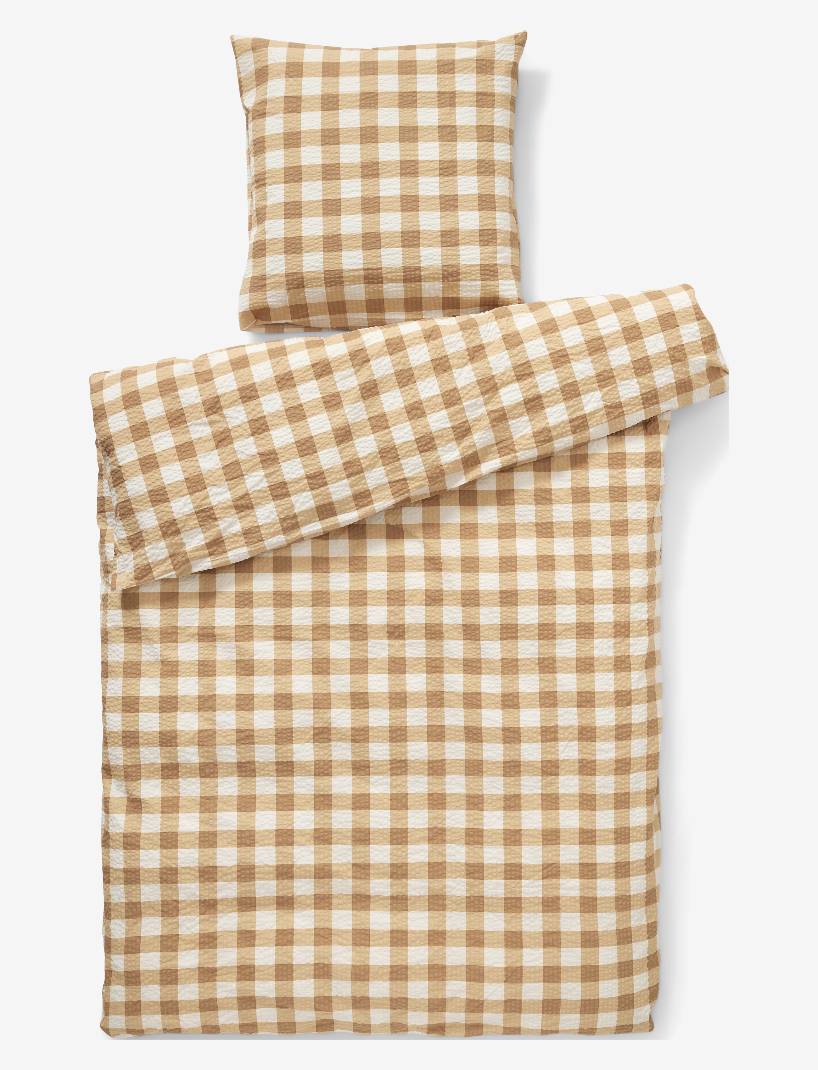 compliments Square Bed Linen 140X220/60X63 Cm, Bed Sæt, Gul, Str: 140X220;60X63CM
