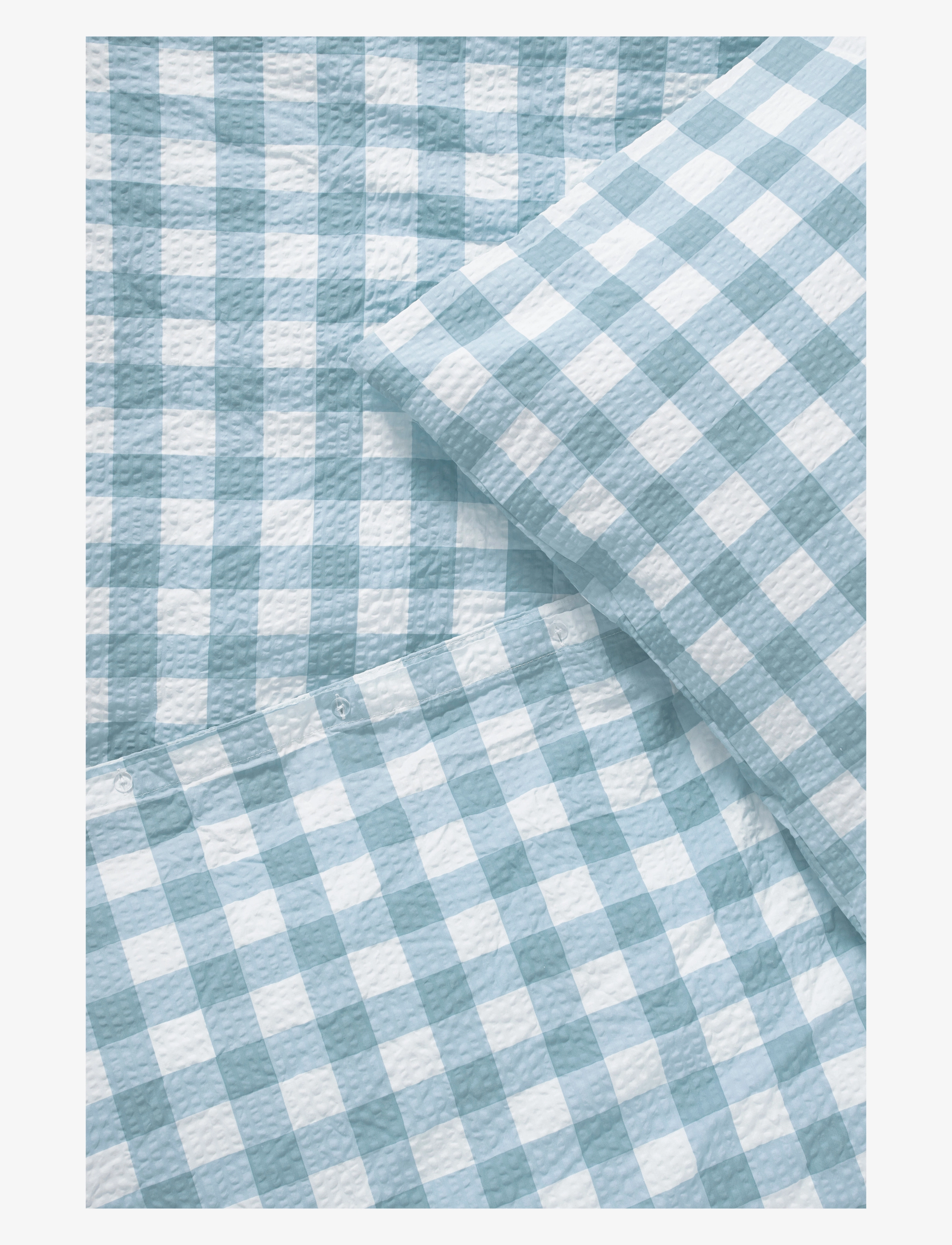 compliments - Square Bed Linen 140x200/50x70 cm - sengesett - blue - 1