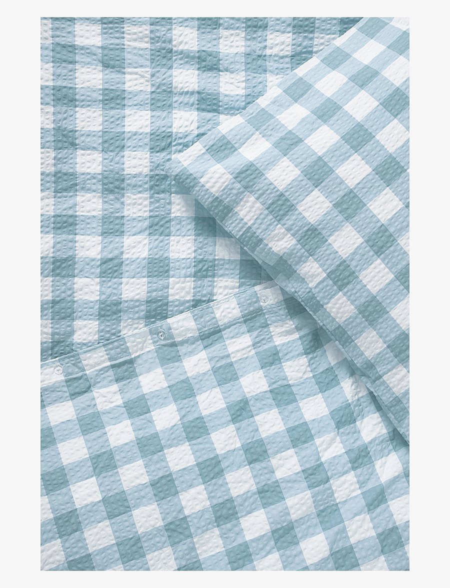 compliments - Square Bed Linen 140x200/50x70 cm - bettwäsche-set - blue - 1