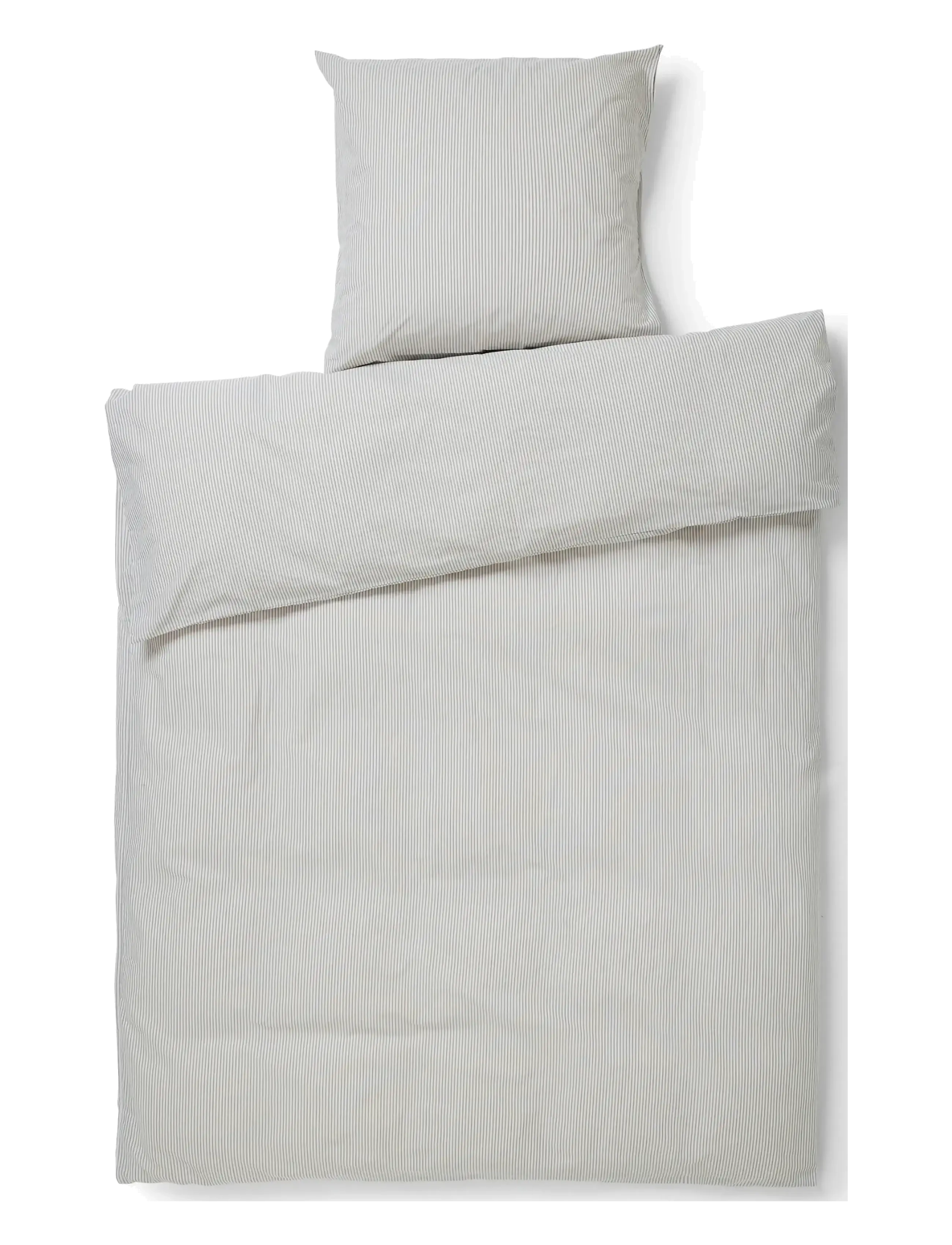 compliments Kyst Bed Linen, Bed Sæt, Grå, Str: 140X220/60X63CM