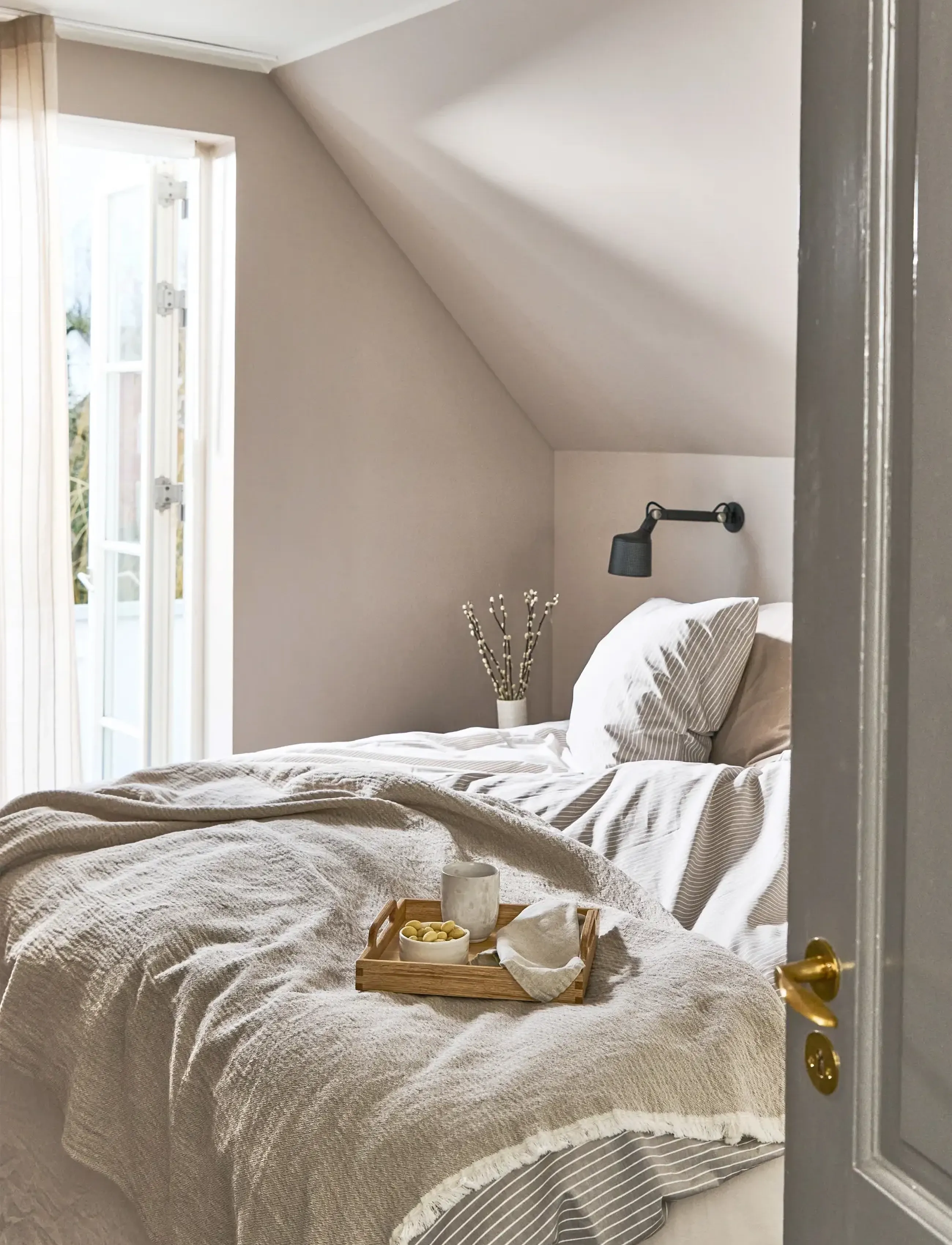 compliments Fjord Bed Linen, 140X200/50X70 cm, Bedtextiles, Beige - Sets, Homeware