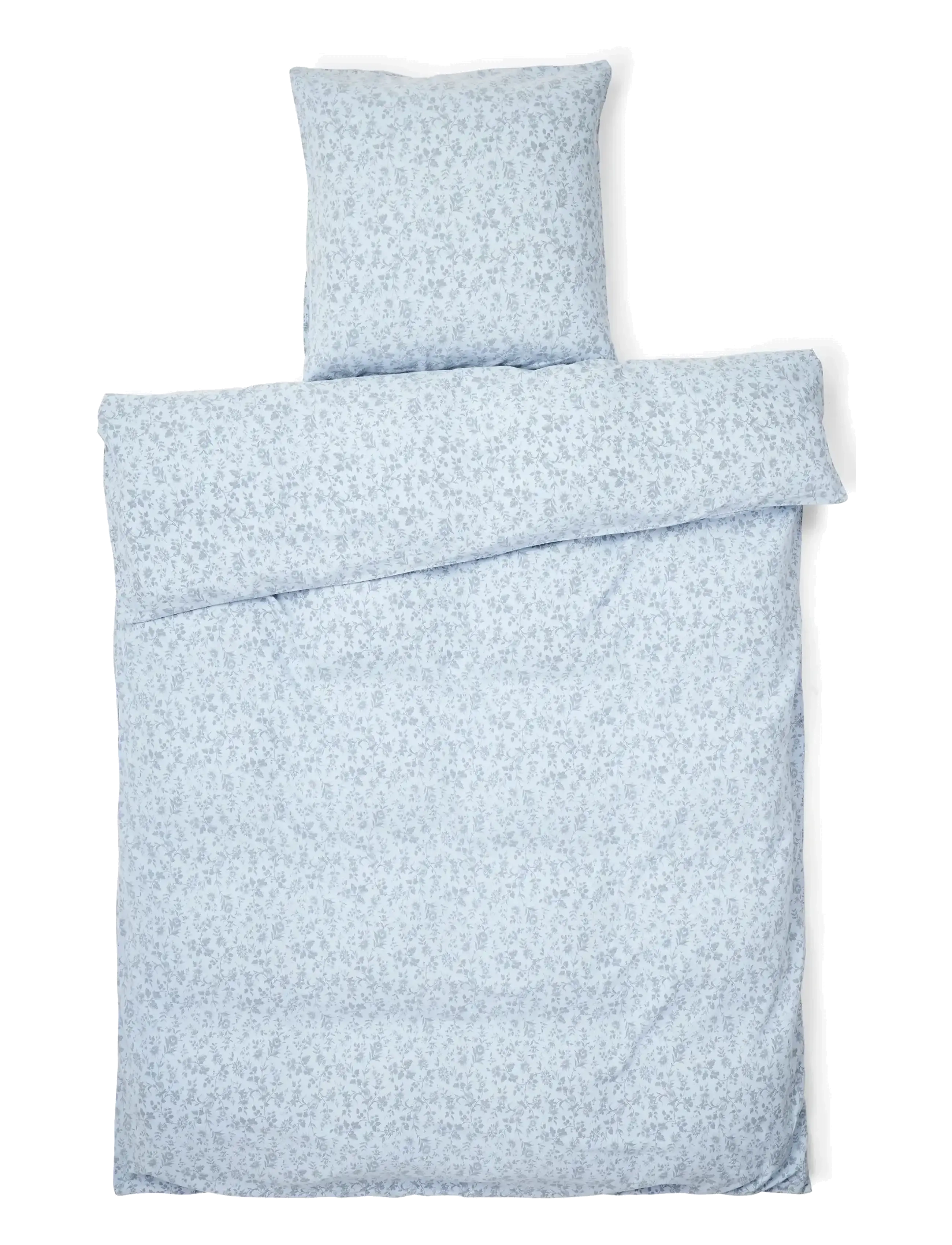 compliments Blossom Bed Linen, Bed Sæt, Blå, Str: 140X220/60X63CM