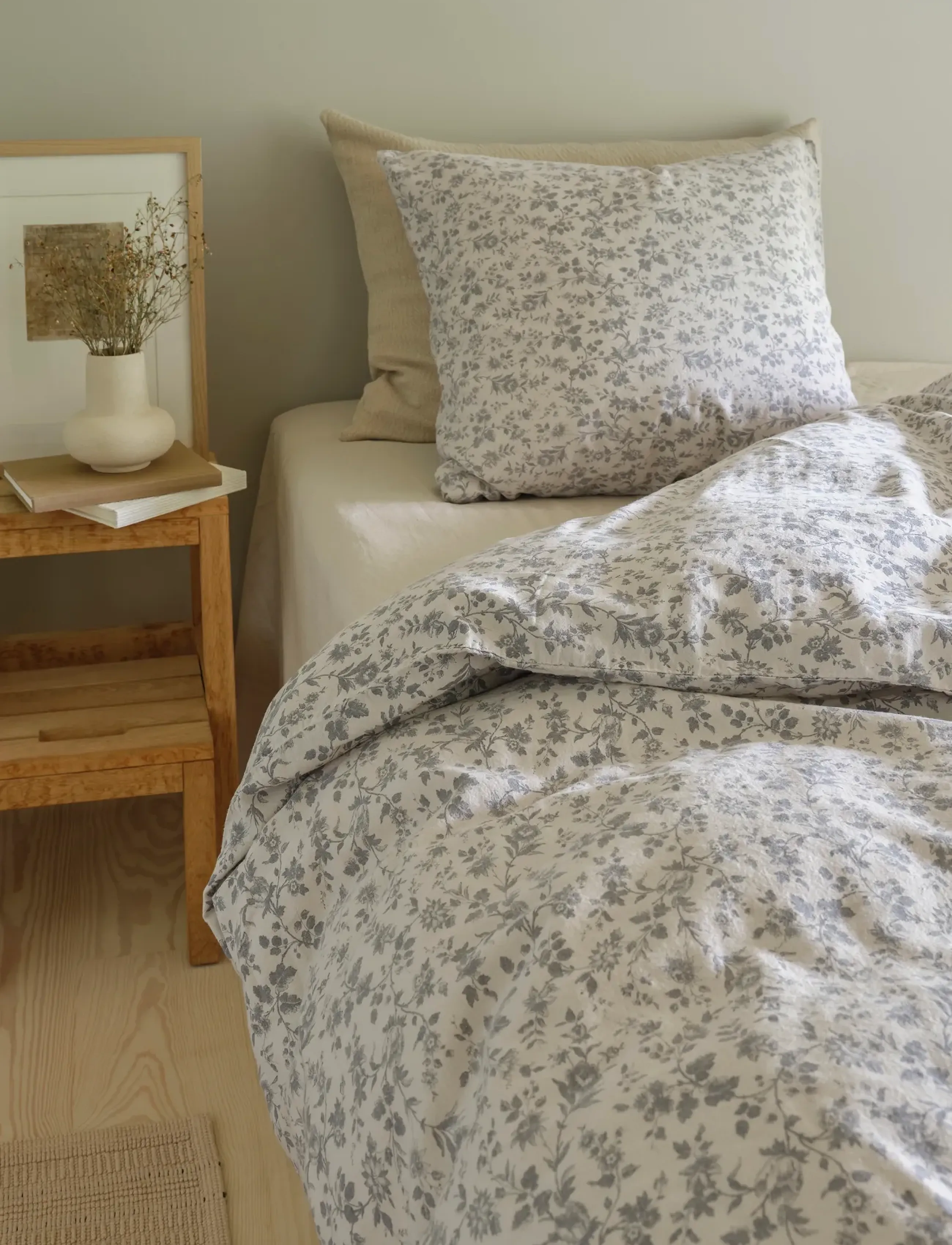 compliments Blossom Bed Linen, 140X220/60X63 cm, Bedtextiles, Weiß - Sets, Homeware