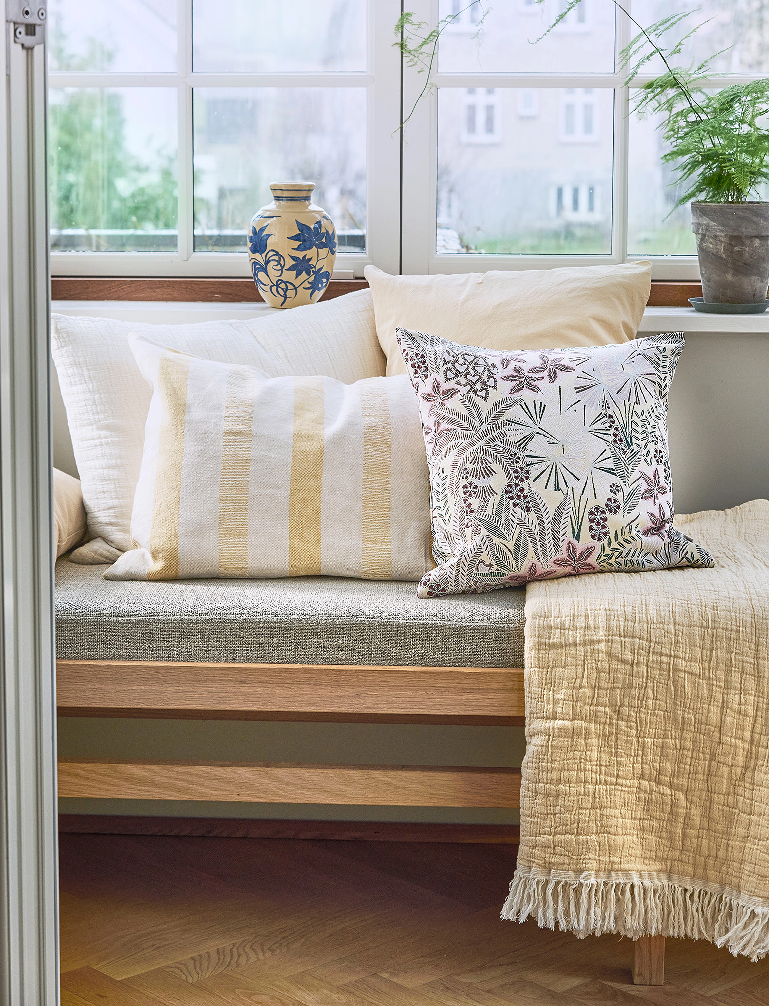 compliments - River 130x200 cm - blankets & throws - yellow/cream - 3