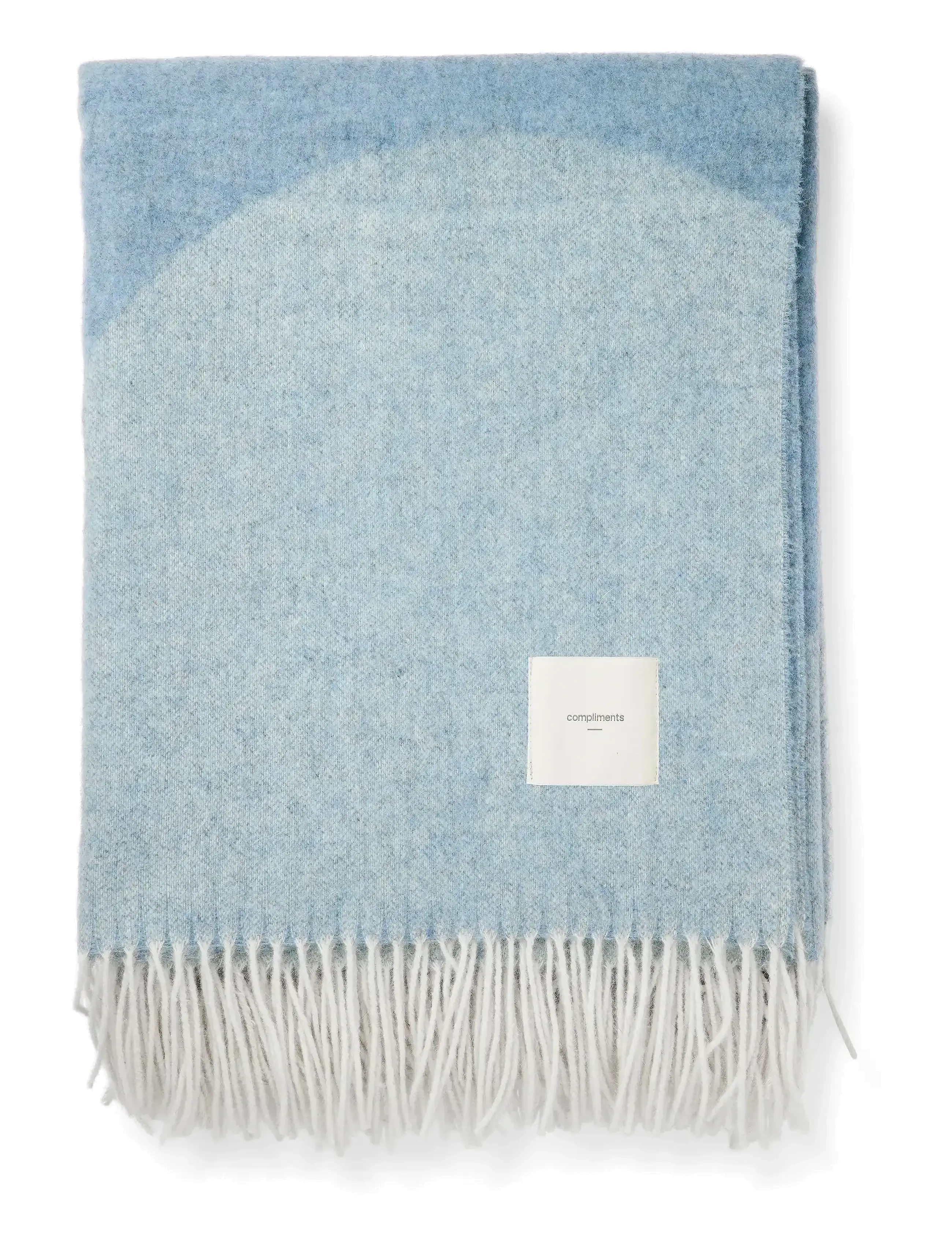 compliments - Waves Throw - udendørstekstiler - mineral blue - 2