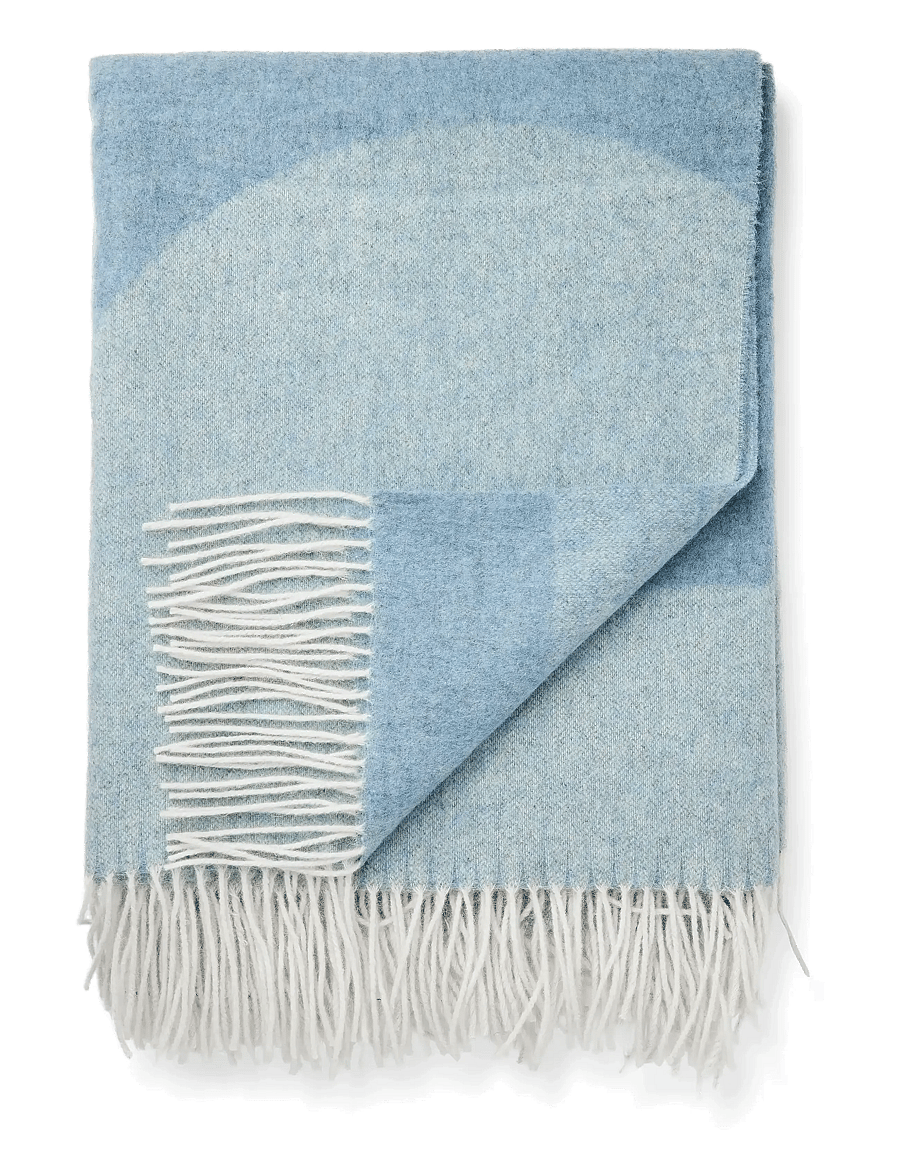 compliments - Waves Throw - decken - mineral blue - 3