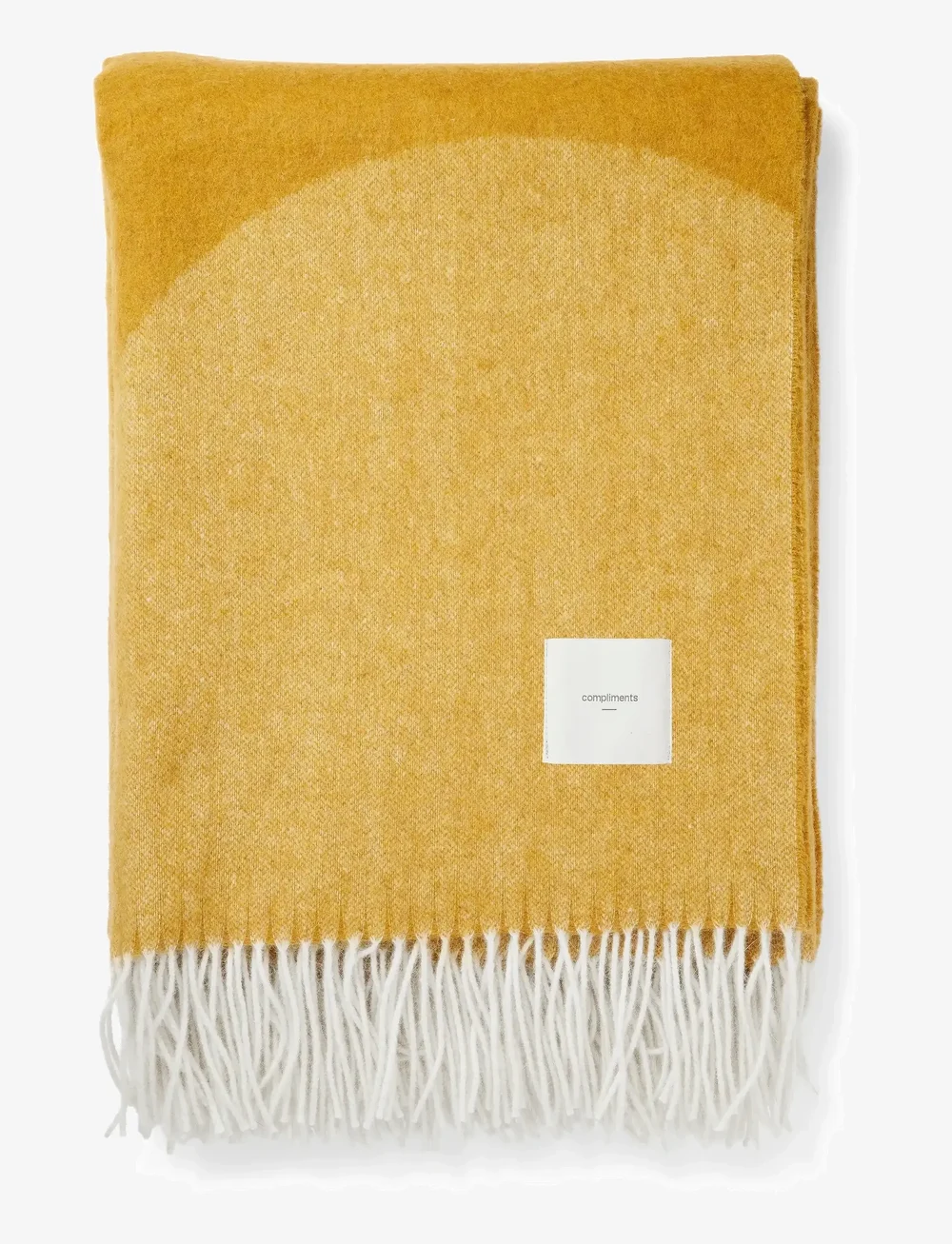 compliments - Waves Throw - köp efter pris - mustard - 1