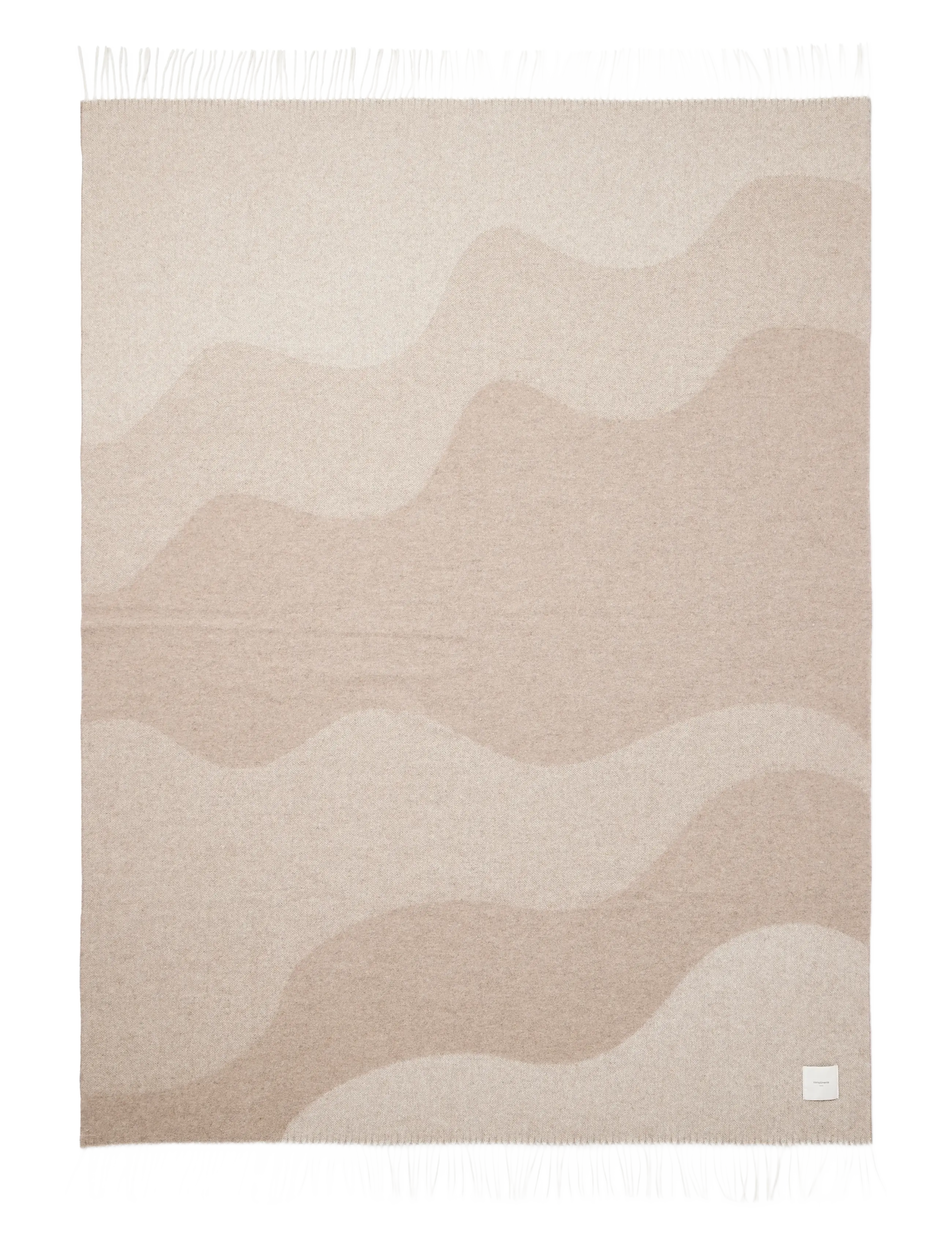 COMPLIMENTS Waves Throw Beige - 140X200CM - Unisex