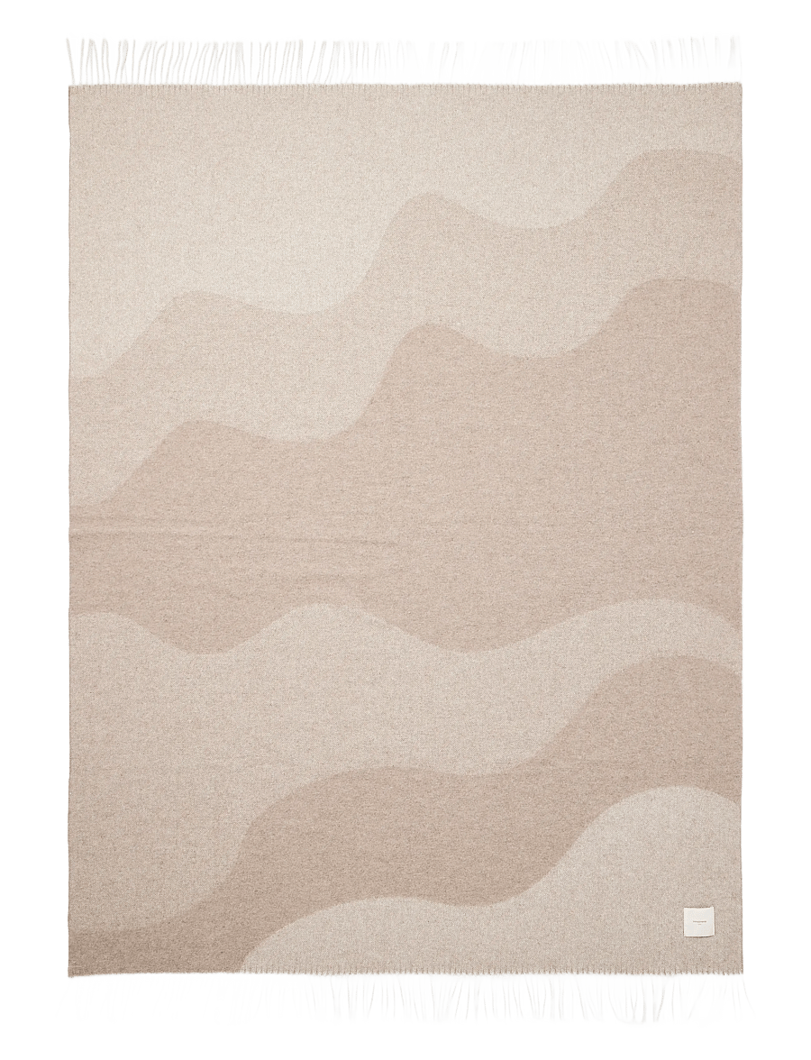 compliments - Waves Throw - decken - sand - 1