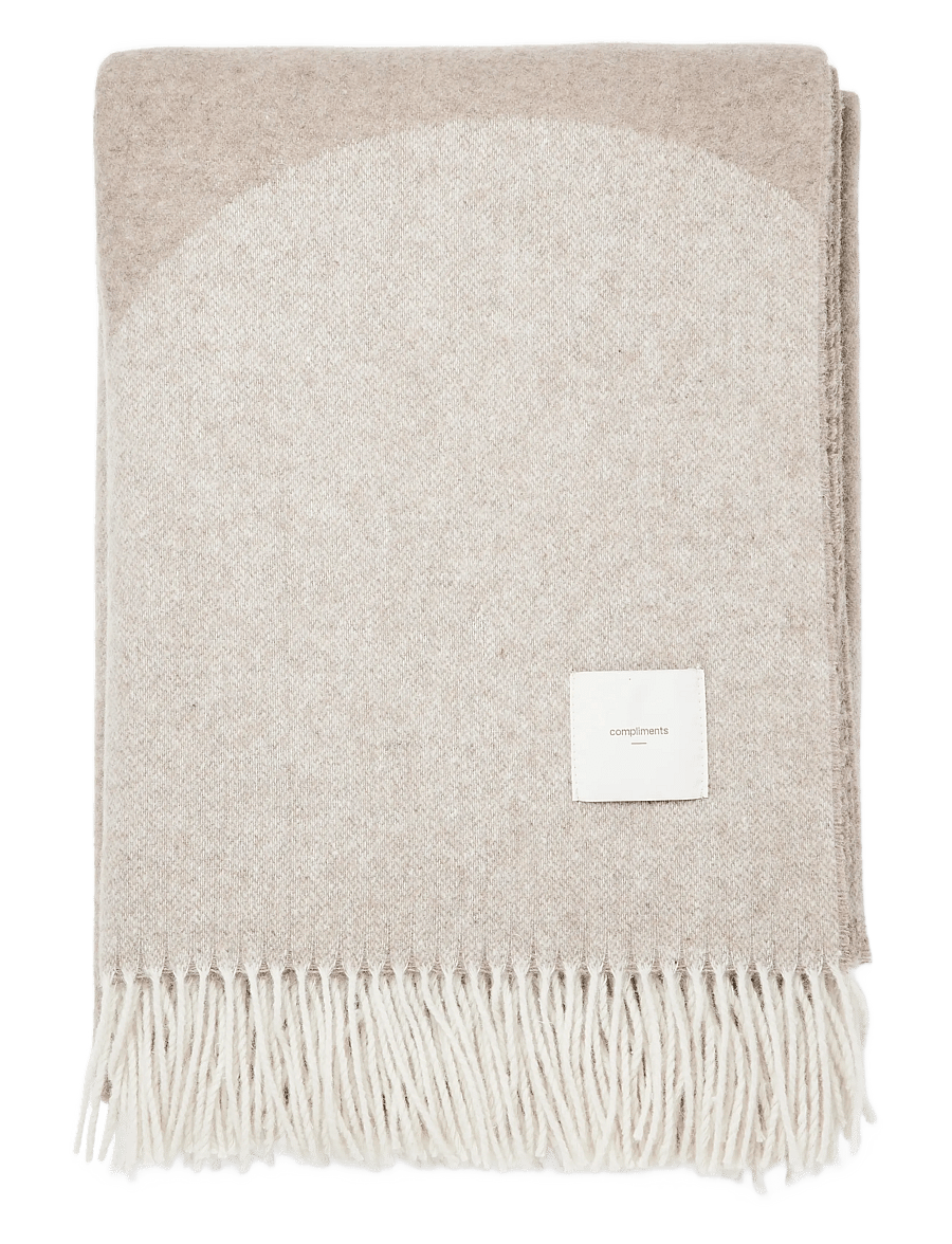 compliments - Waves Throw - decken - sand - 2
