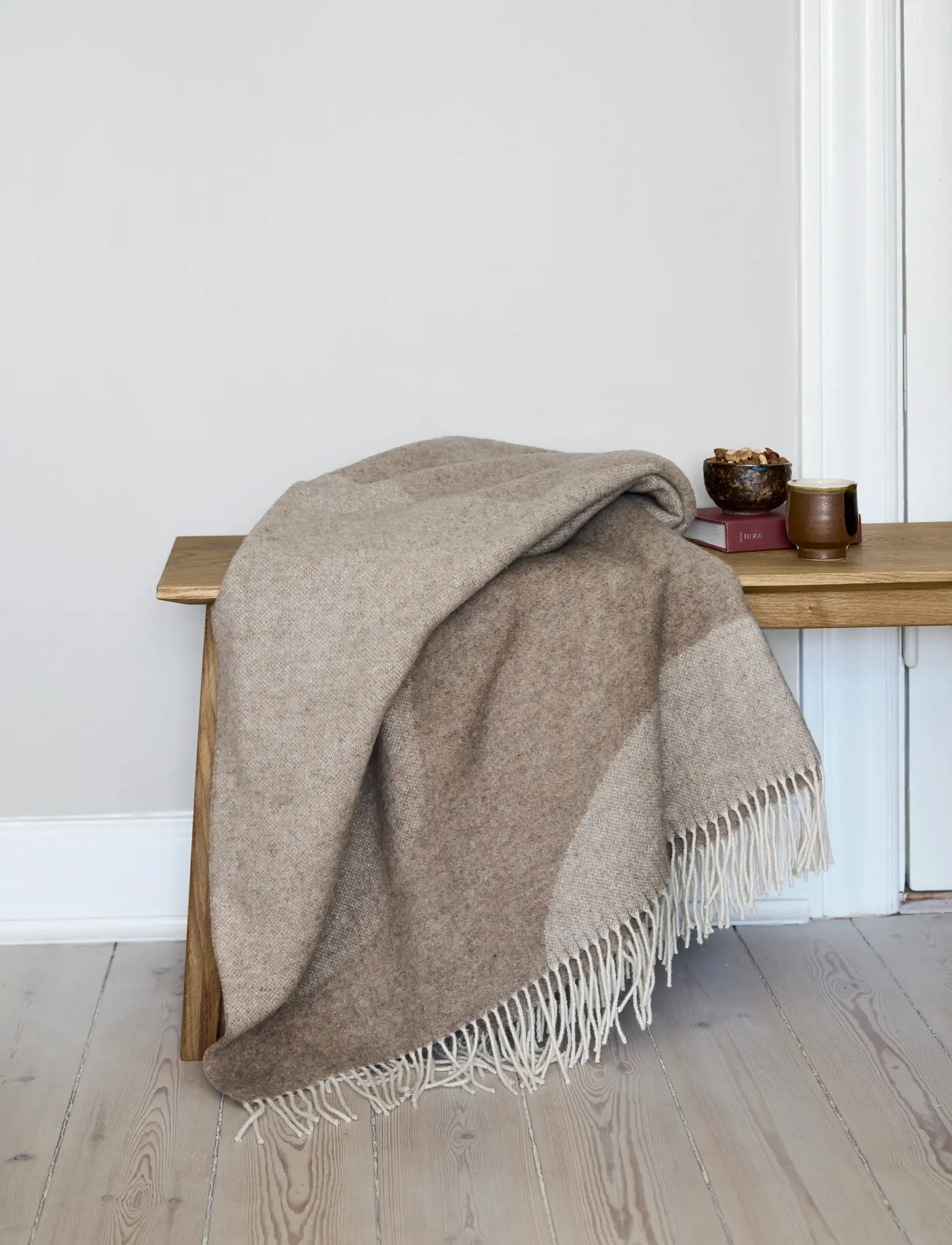 compliments - Waves Throw - filtar & plädar - sand - 5
