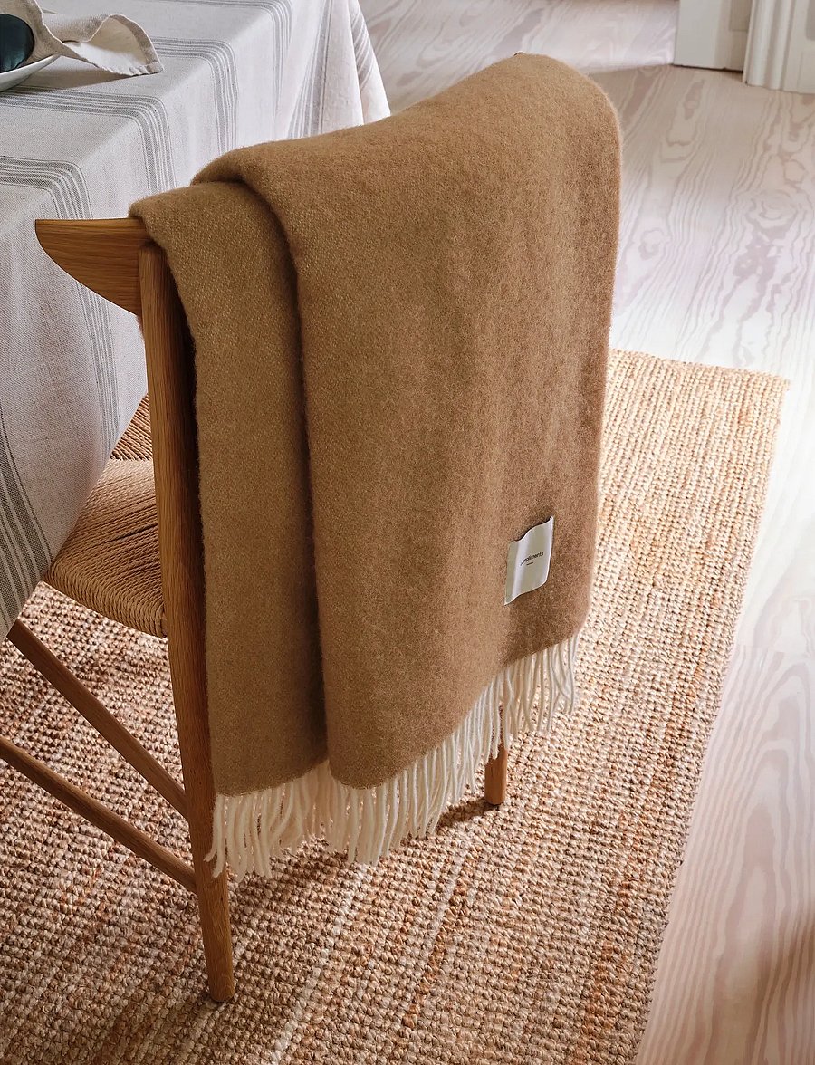 compliments - Duo Throw - tekstiilid välitingimustes - camel - 5