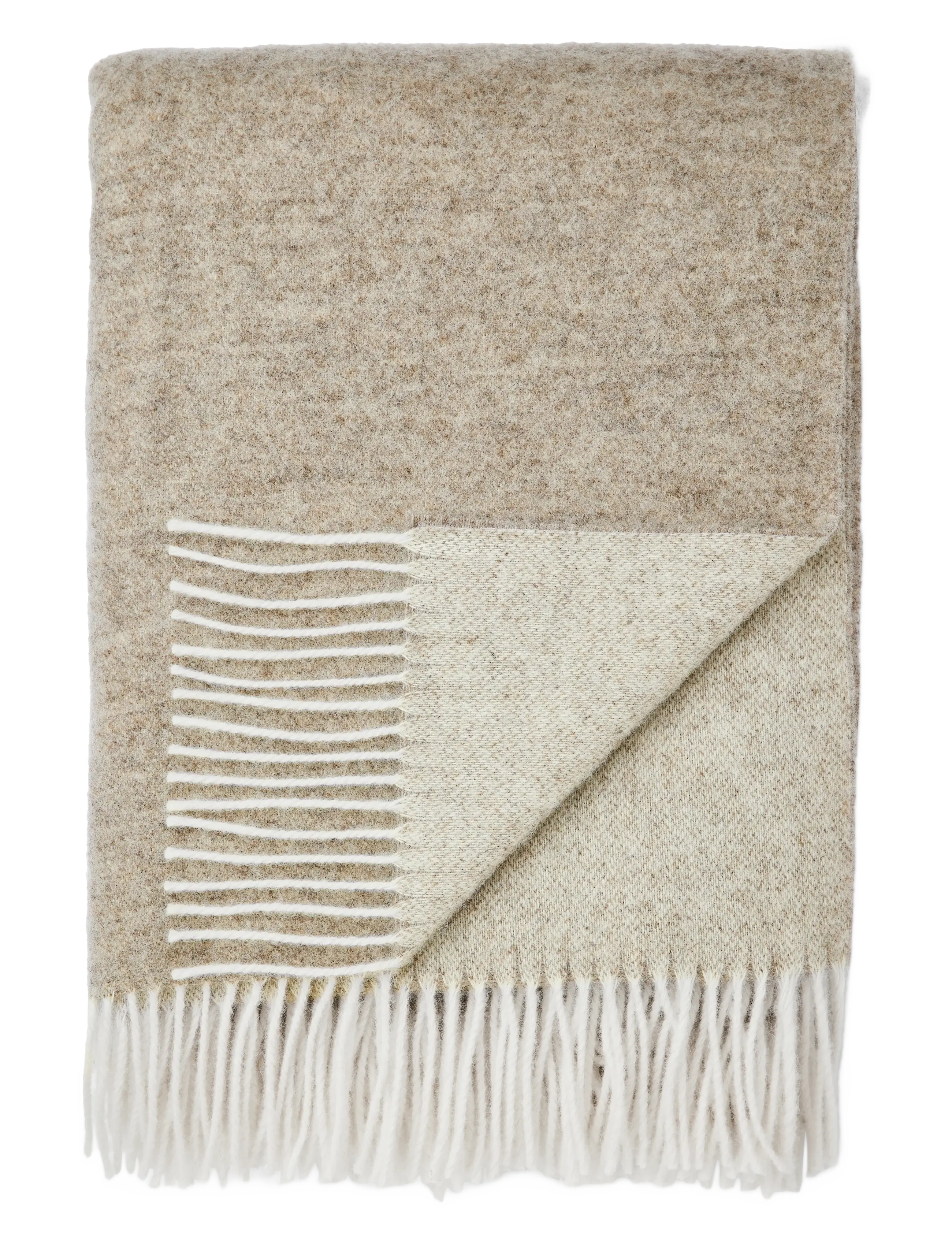 compliments - Duo Throw - filtar & plädar - taupe - 2