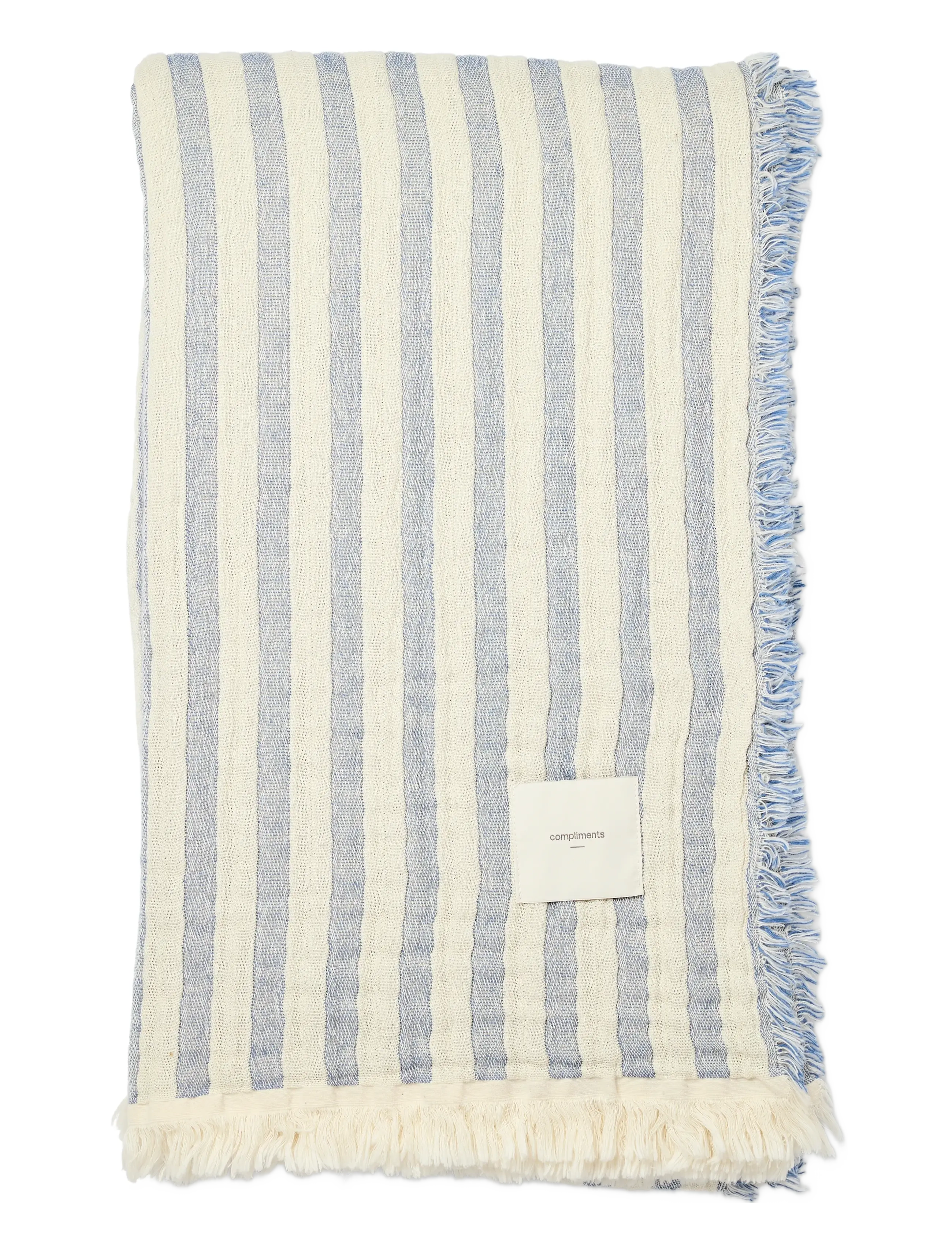 compliments Turin Throw, Tæppe og plaid, Blå, Str: 135X210CM