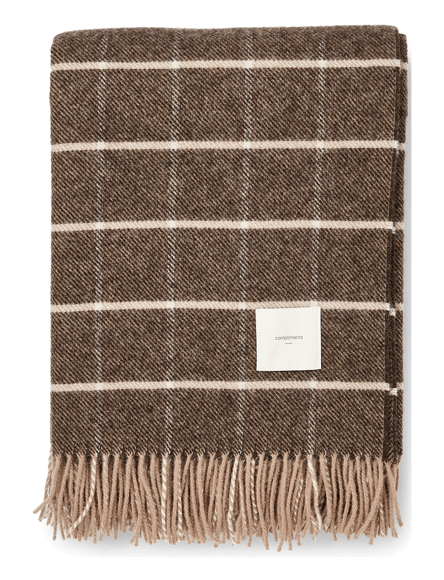 compliments - Frame Throw - decken - brown - 0