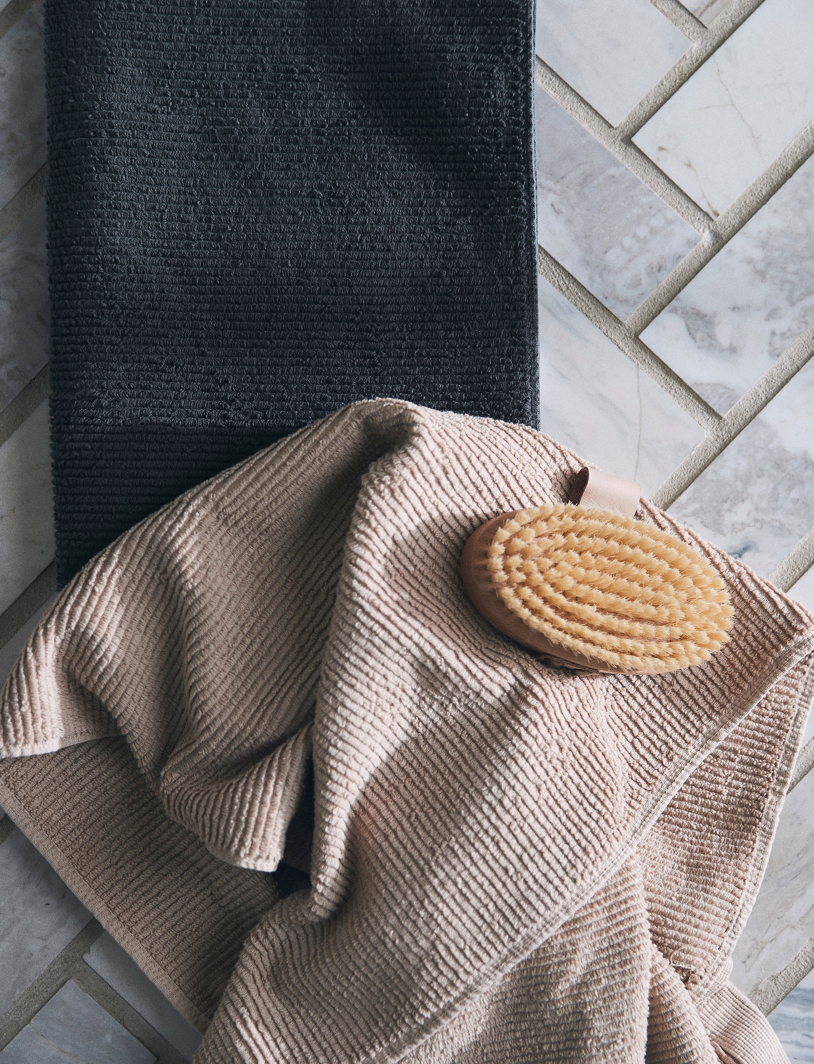 compliments Slow Towel 50X100 Cm, cm, Bathroom Textiles, Schwarz - Towels, Homeware