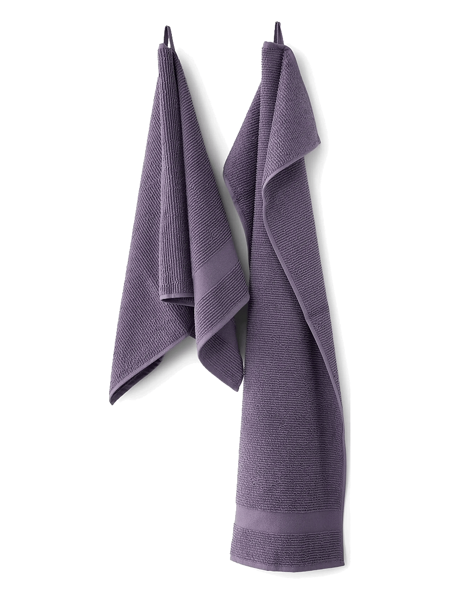 compliments - Slow Towel 50x100 cm - saunalinad - plum - 1