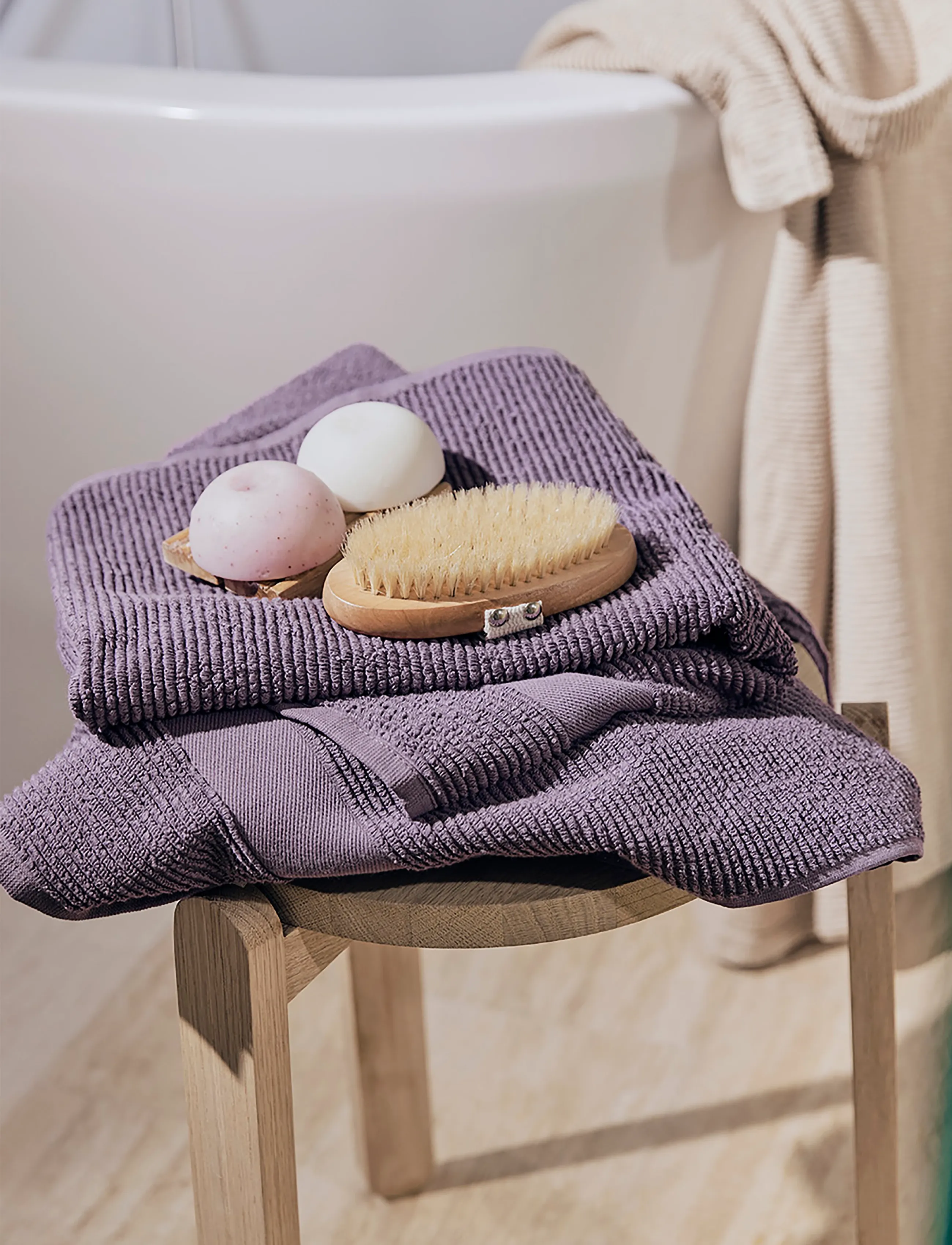 compliments Slow Towel,,,Lila Gr.50X100CM