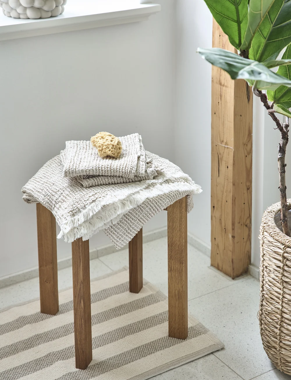 compliments - Como Towel 40x60 cm - 2 pack - gæstehåndklæder - sand - 2