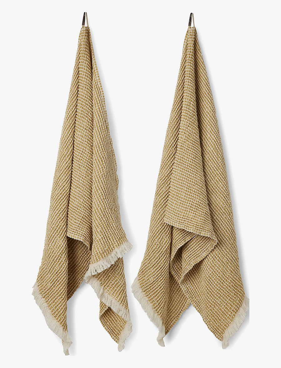 compliments - Como Towel 60x100 cm - die niedrigsten preise - mustard - 0