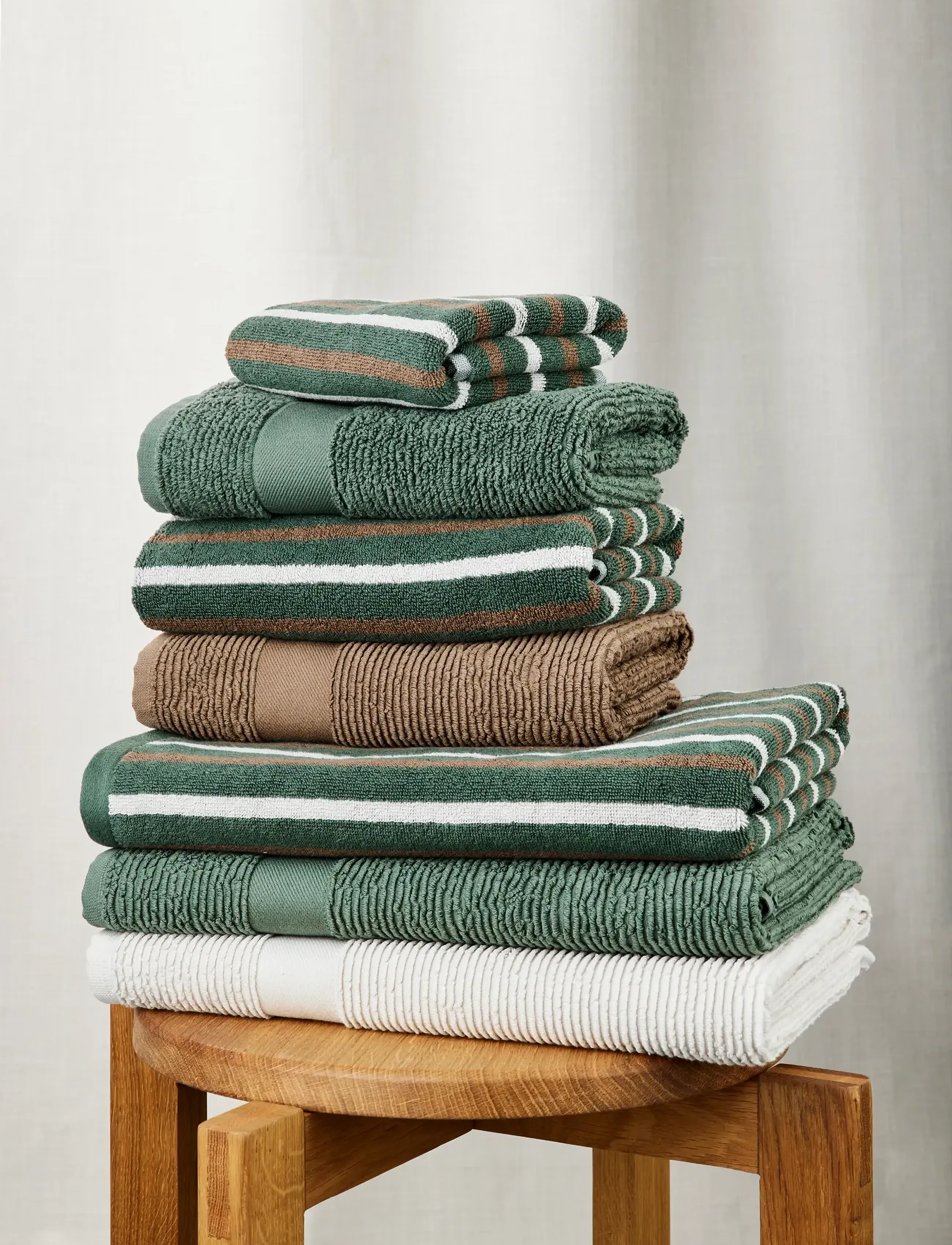 compliments Lane Towel, 40X60 cm, Towels & Bath Towels, Grün - Hand Homeware