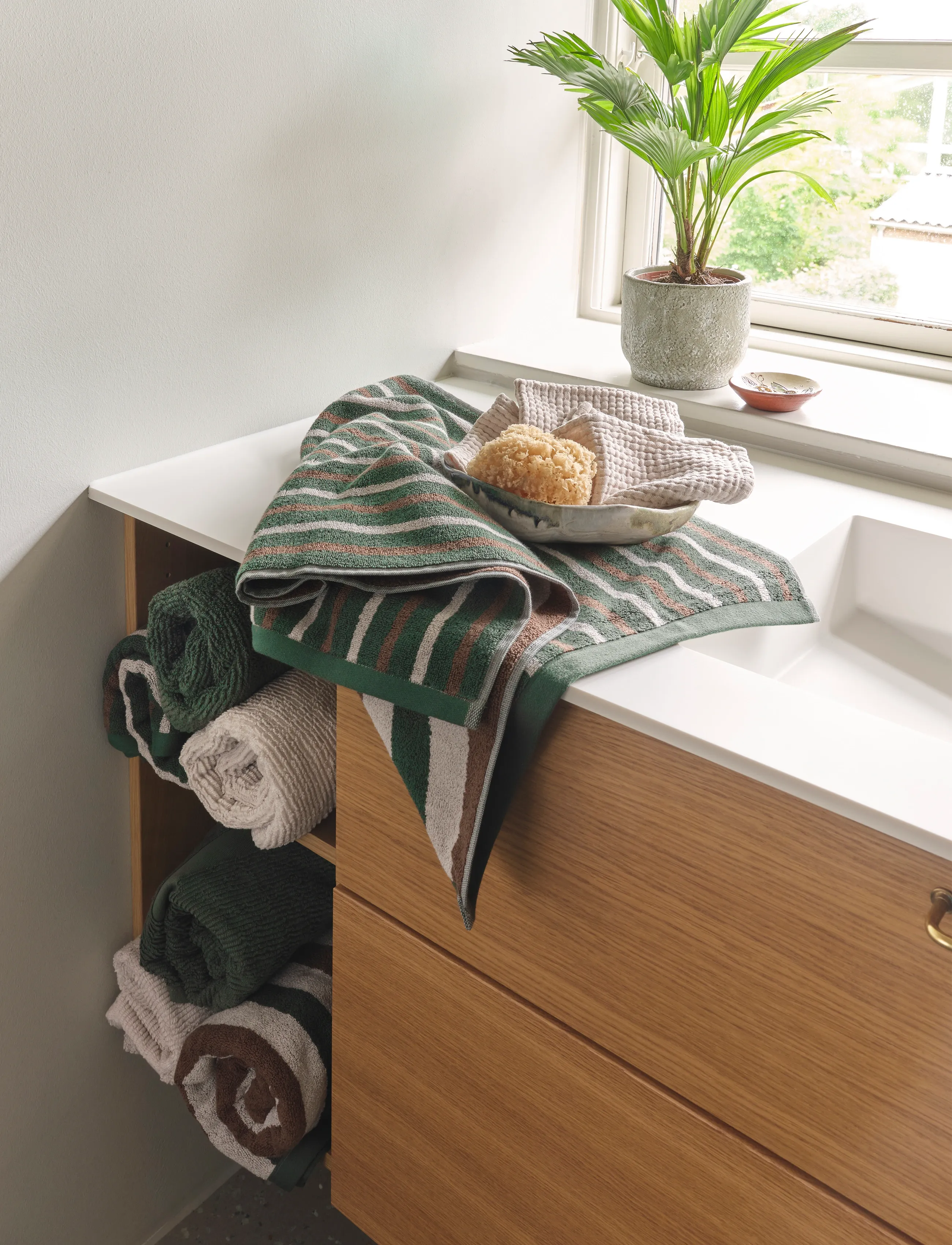 compliments - Lane Towel - käterätikud - forest green - 4