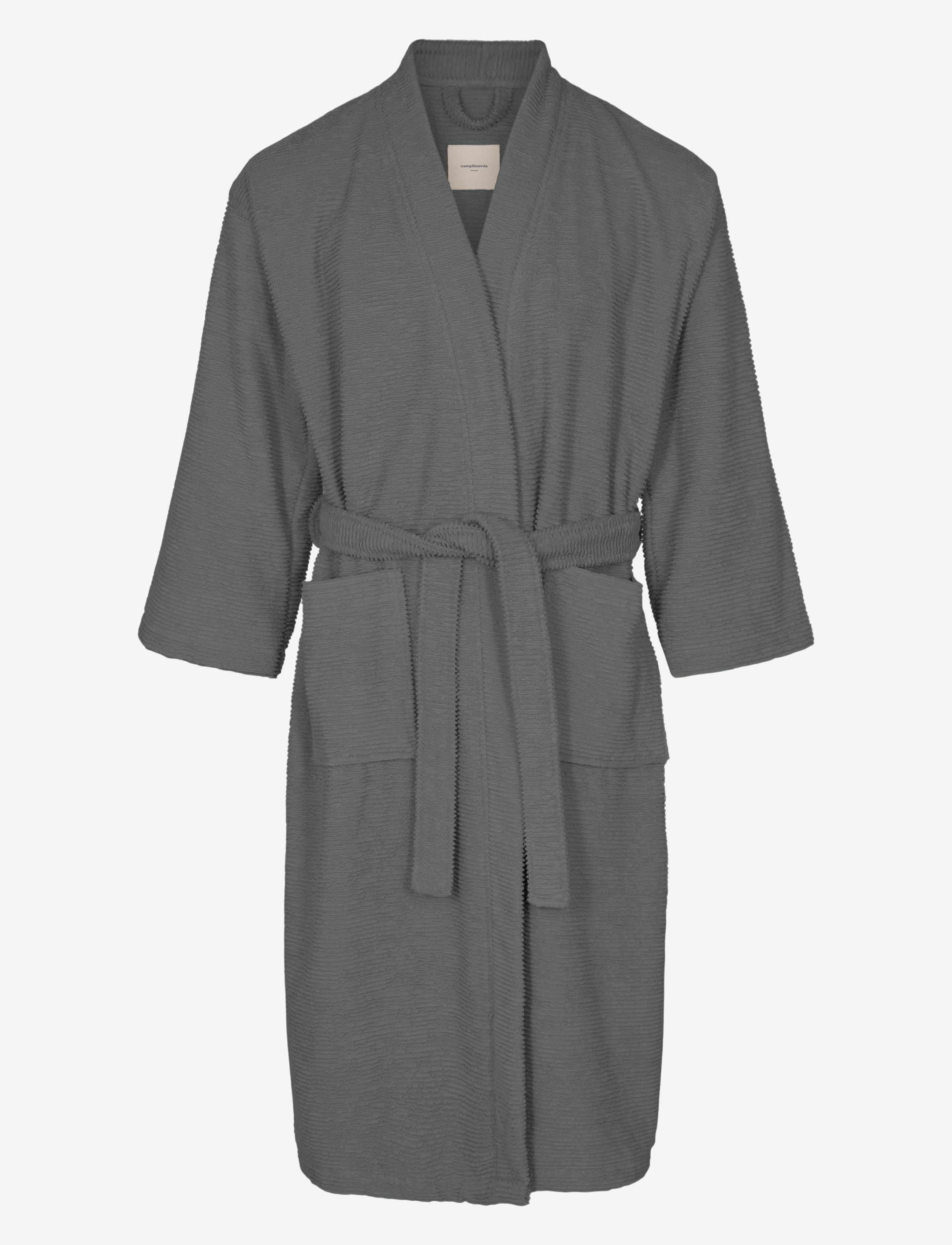 COMPLIMENTS Slow Bath Morgenmantel Grau - S - Damen